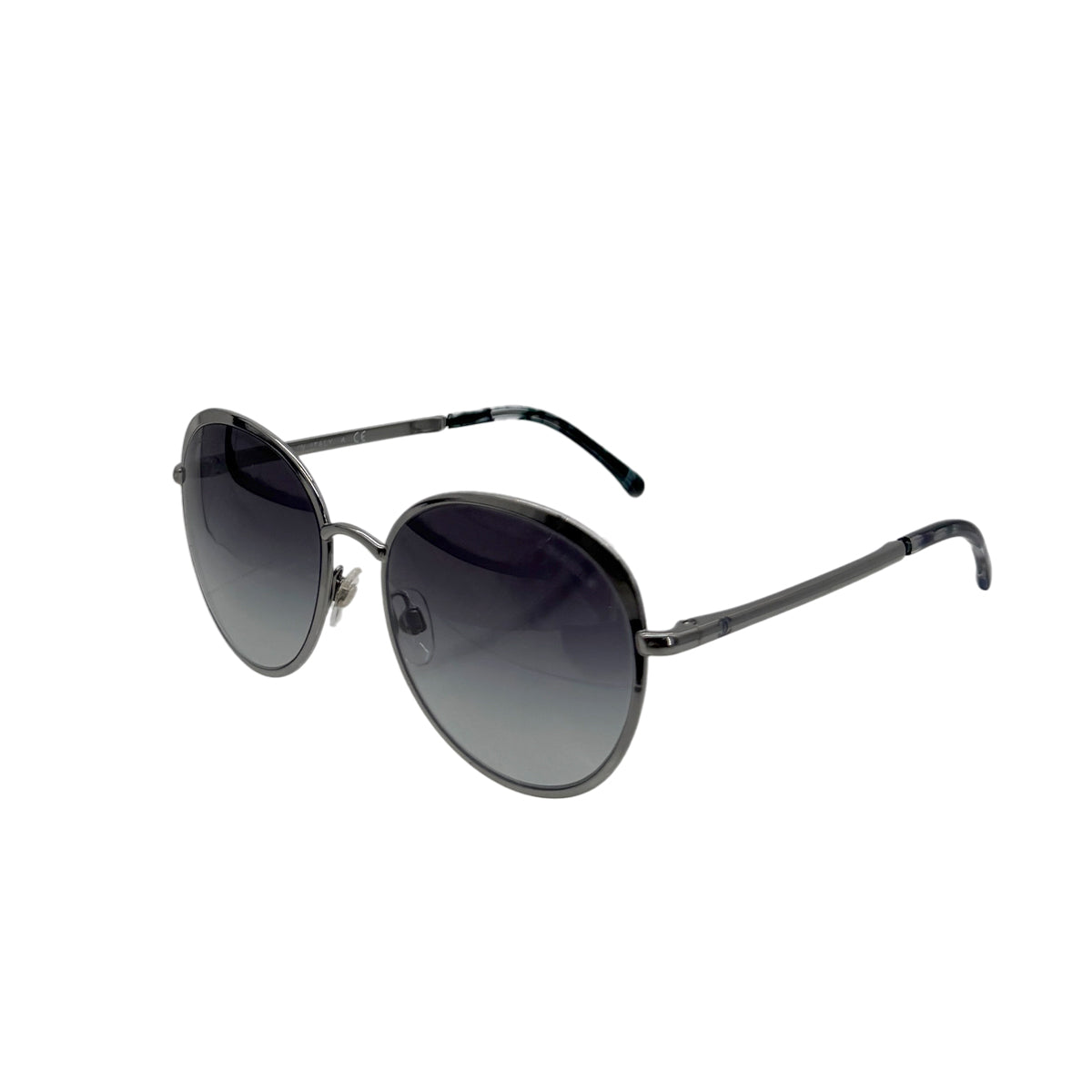 CHANEL VINTAGE SUNGLASSES COCOMARK GRAY SILVER EYEWEAR 90283940
