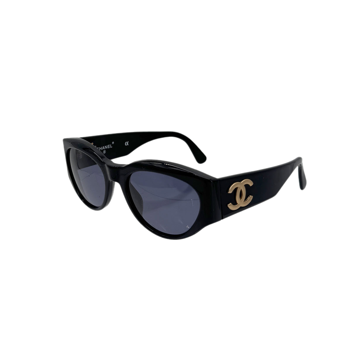 CHANEL VINTAGE SUNGLASSES COCOMARK BLACK EYEWEAR 90283948