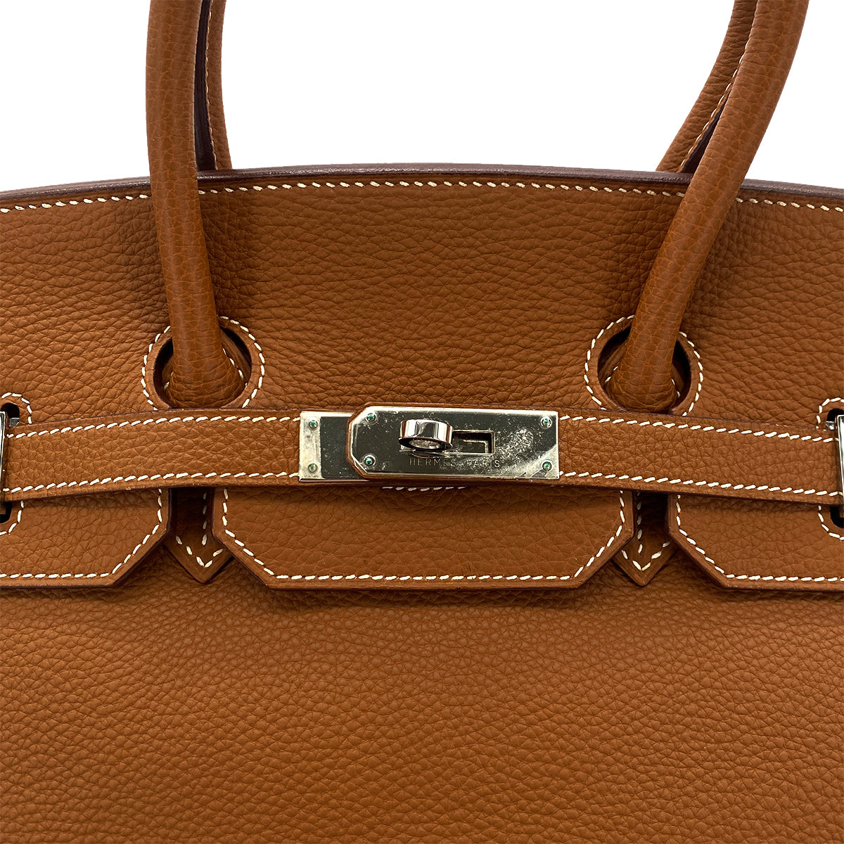 HERMES BIRKIN 35 GOLD TOGO HAND BAG □H SHW 90283964