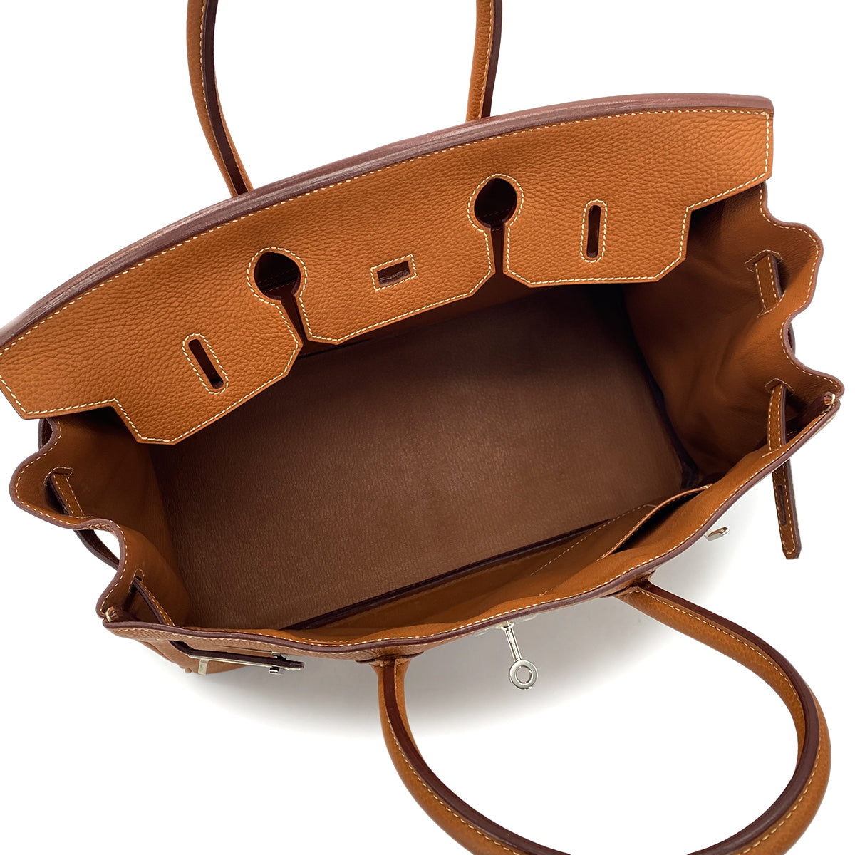 HERMES BIRKIN 35 GOLD TOGO HAND BAG □H SHW 90283964