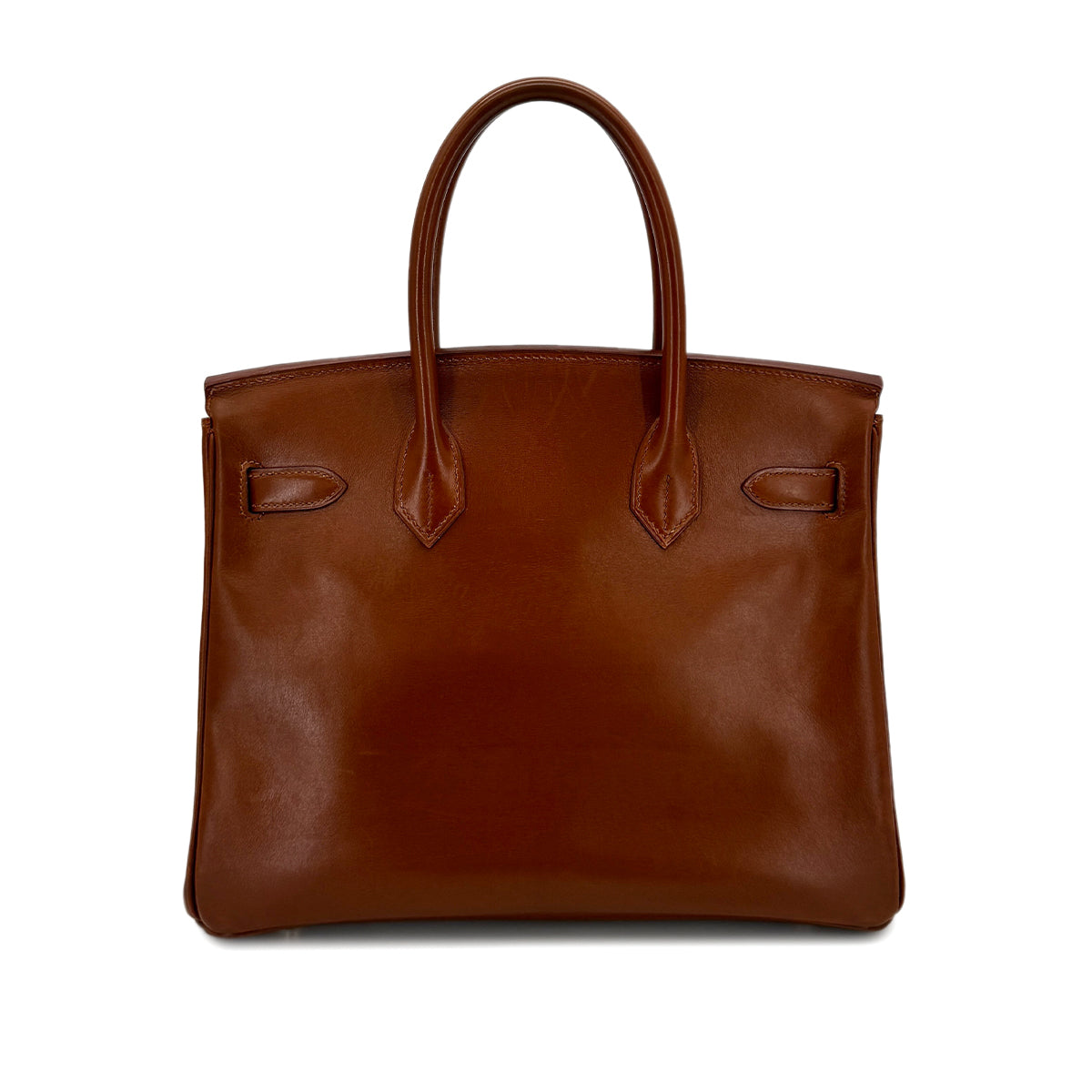 HERMES BIRKIN 30 NOISETTE BOX CALF HAND BAG □E GHW 90283965