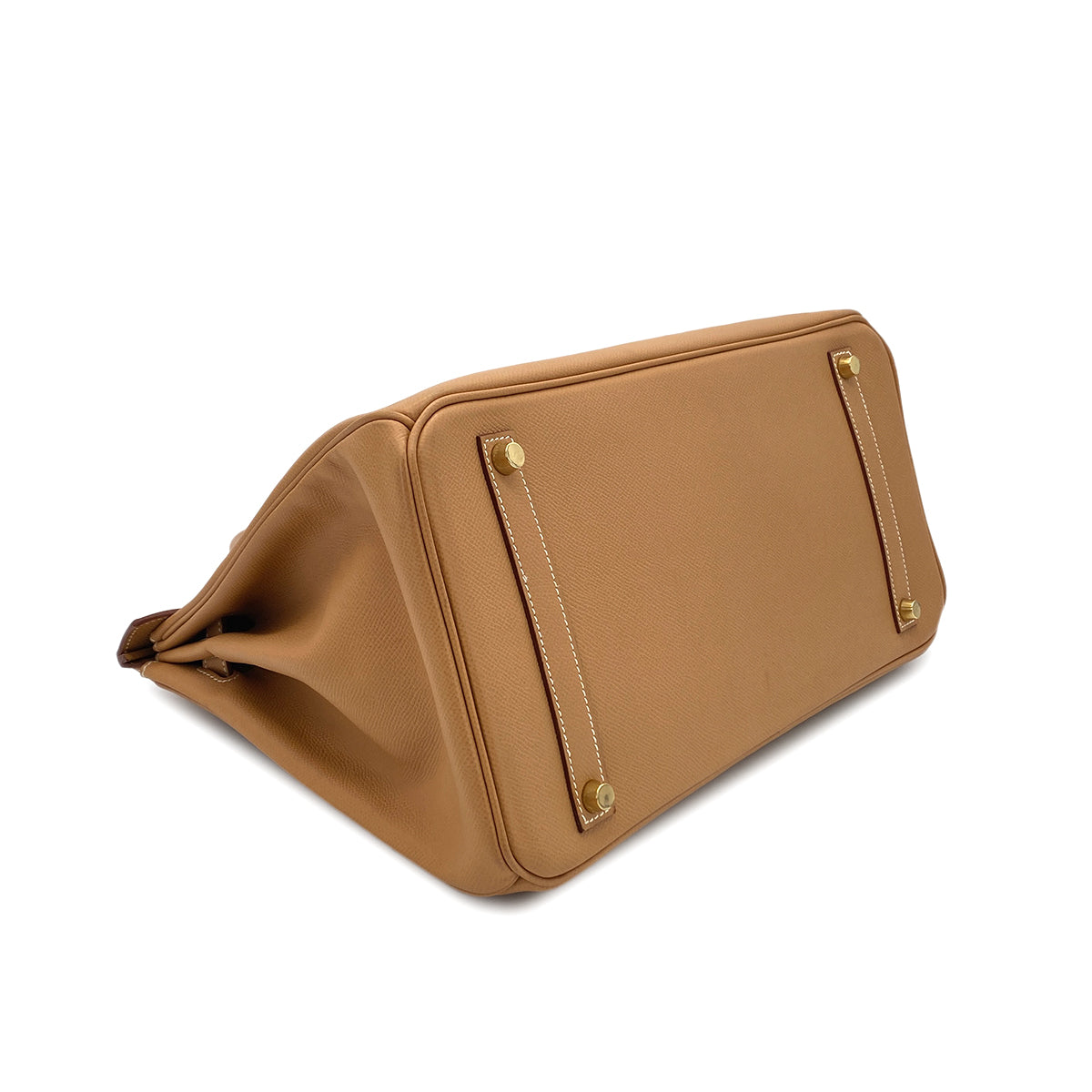 HERMES BIRKIN 35 NATUREL COURCHEVEL HAND BAG 〇Z GHW 90283967