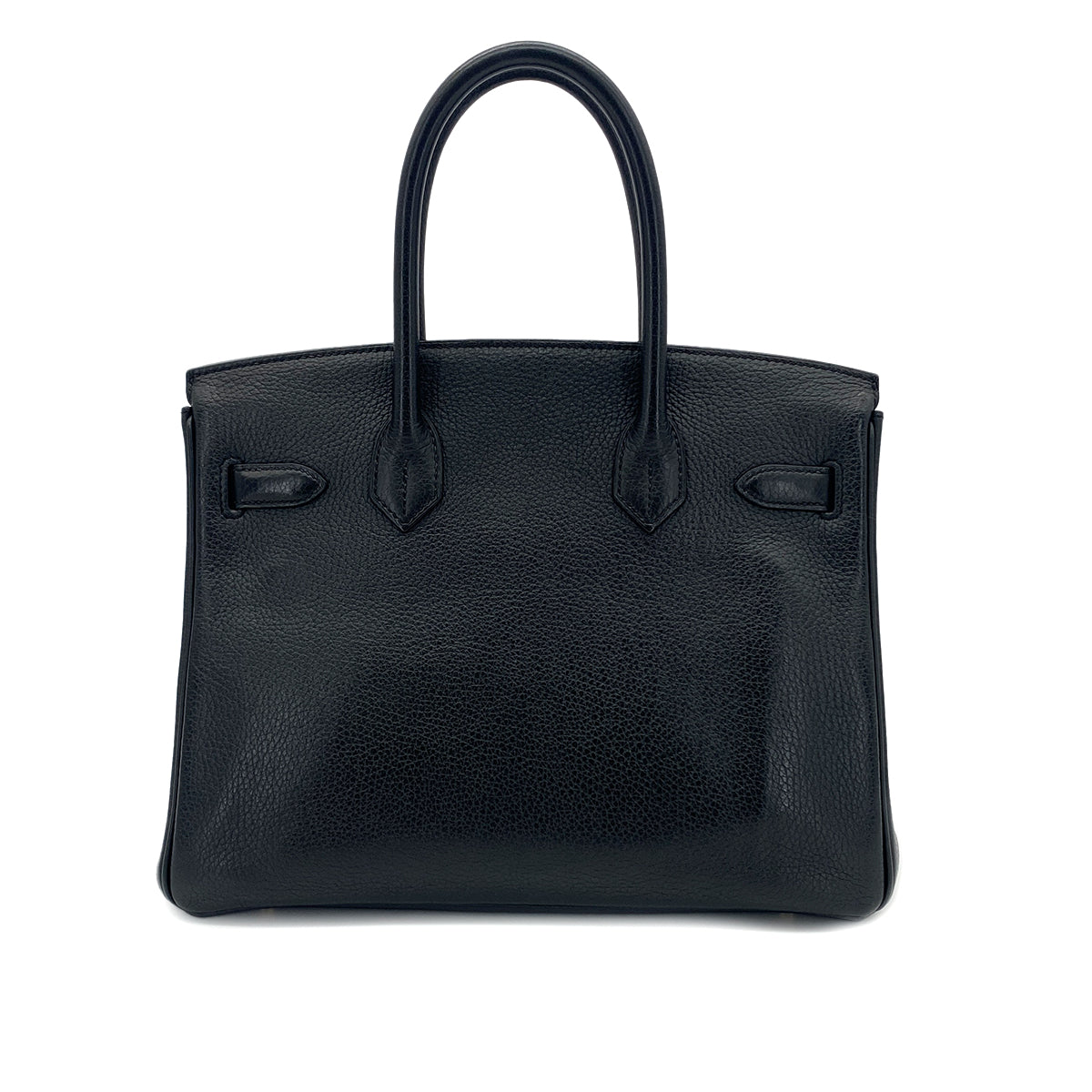 HERMES BIRKIN 30 BLACK TAURILLON CLEMENCE HAND BAG A GHW 90283975