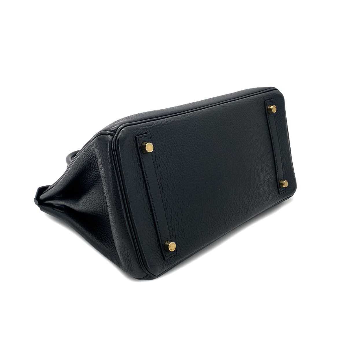 HERMES BIRKIN 30 BLACK TAURILLON CLEMENCE HAND BAG A GHW 90283975