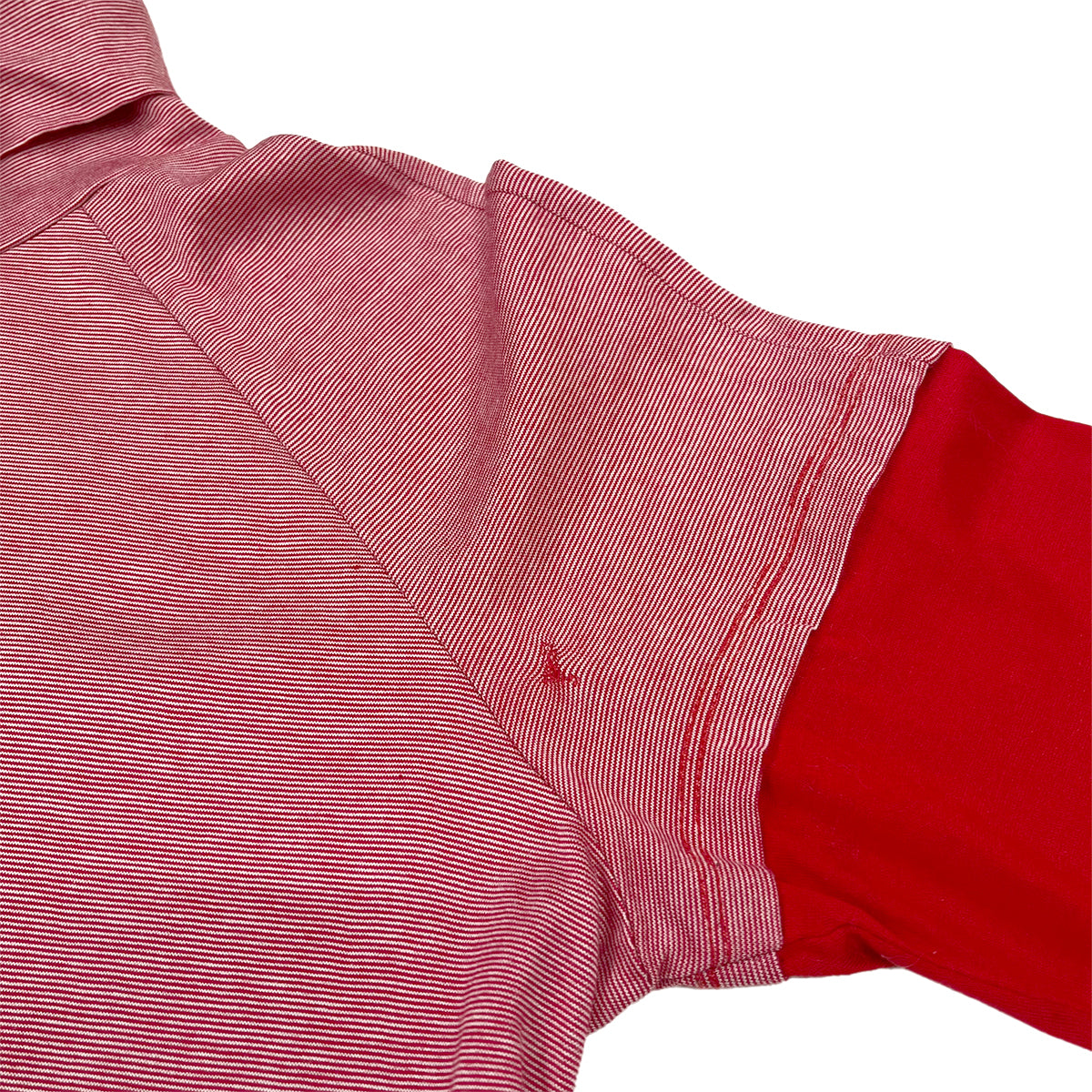 CHANEL SPORTS LINE LONG SLEEVE T-SHIRT RED COCOMARK COTTON 40 06A RTW 90283986