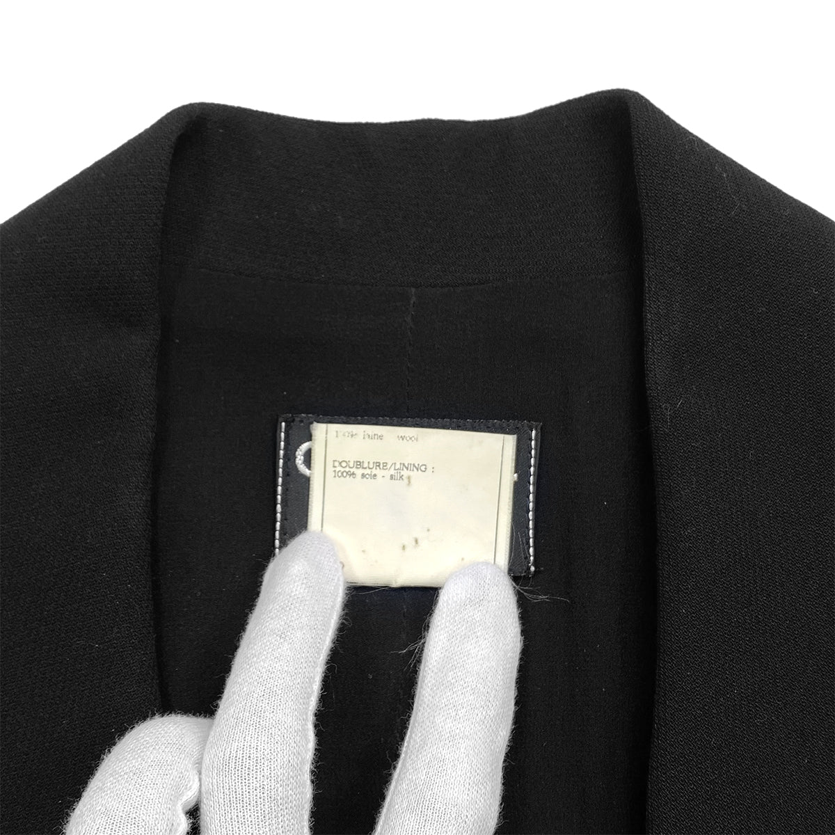 CHANEL COCO BUTTON ZIP DRESS BLACK WOOL 36 95P RTW 90283989