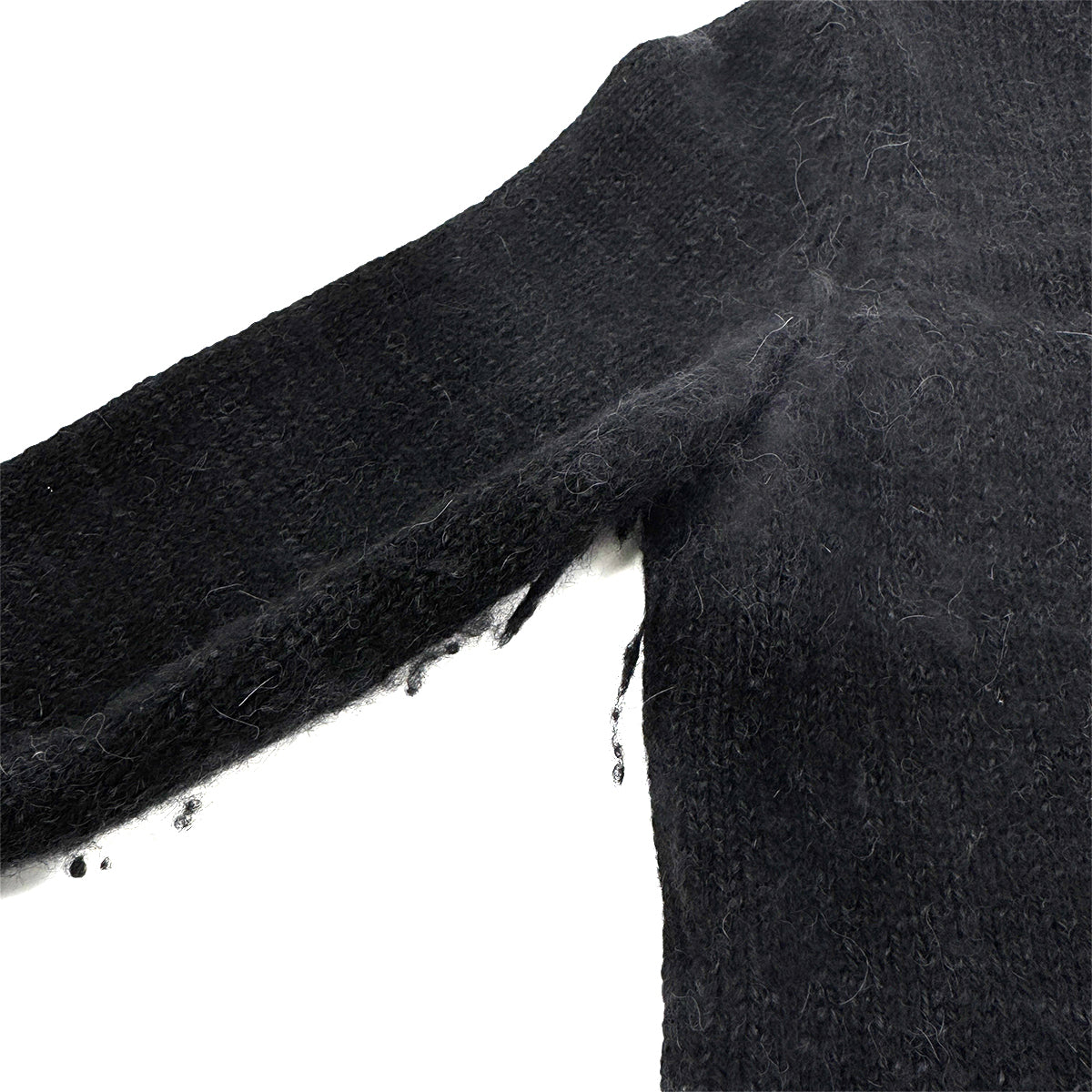 CHANEL VINTAGE KNIT TOPS GRIPOIX MOTIF BLACK 36 08A RTW 90283994