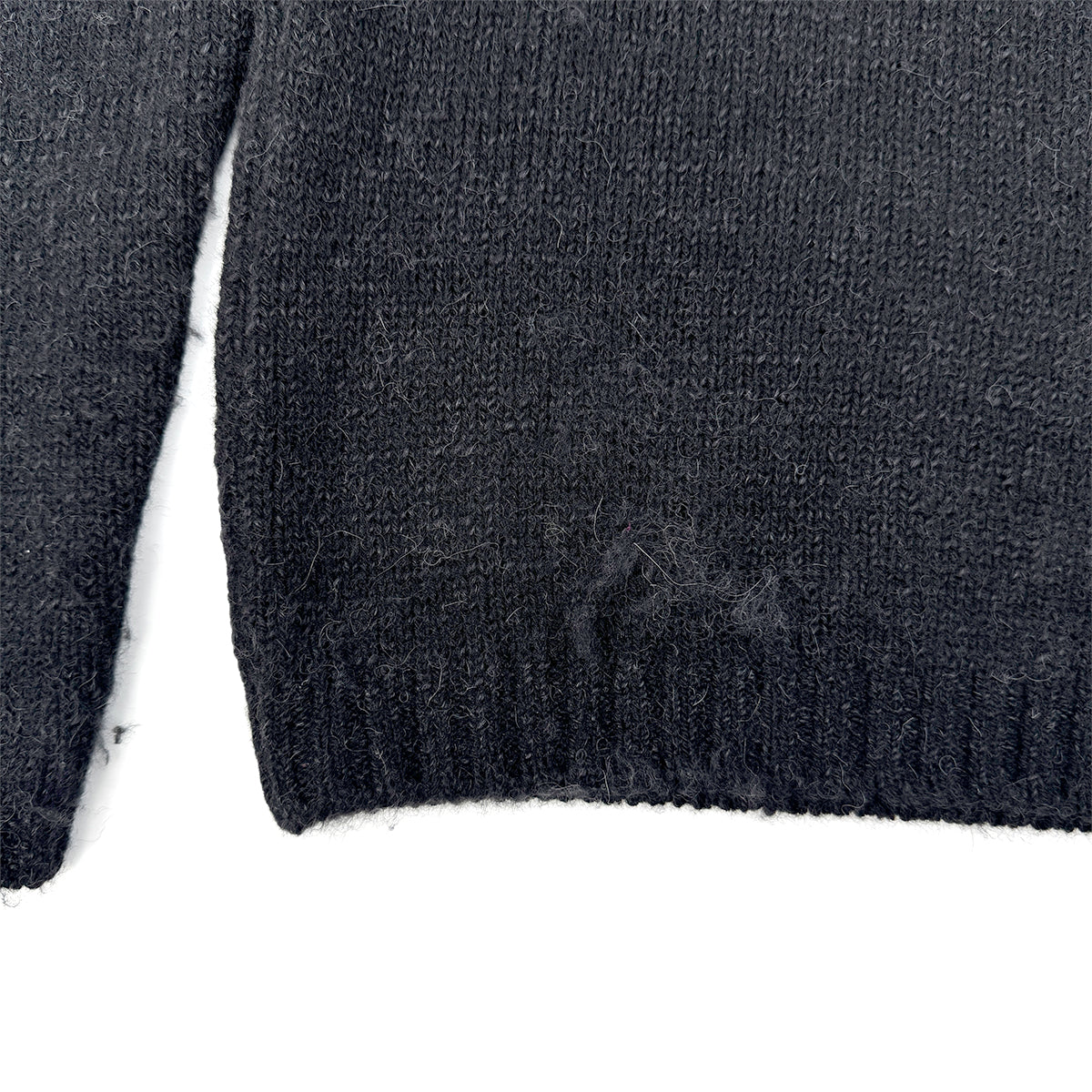 CHANEL VINTAGE KNIT TOPS GRIPOIX MOTIF BLACK 36 08A RTW 90283994