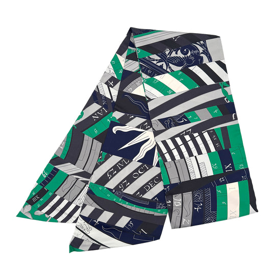 HERMES MAXI TWILLY ASTROLOGIE NOUVELLE SCARF MULTICOLOR SILK 90284000