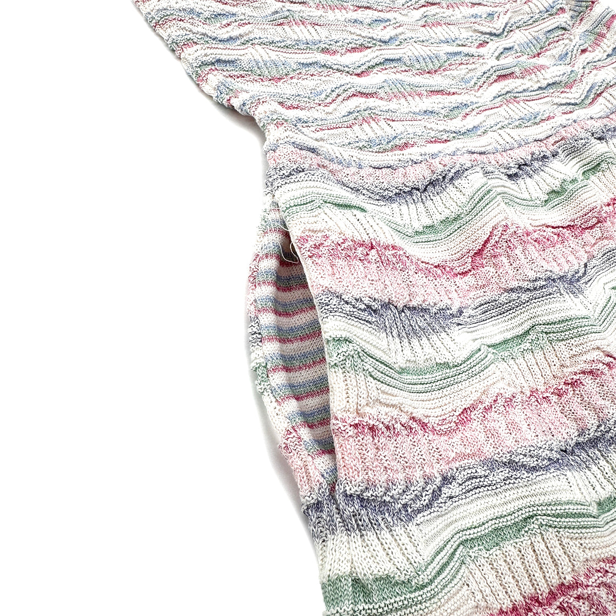 CHANEL VINTAGE COCO BUTTON DRESS MULTICOLOR COTTON 36 P53 RTW 90284007