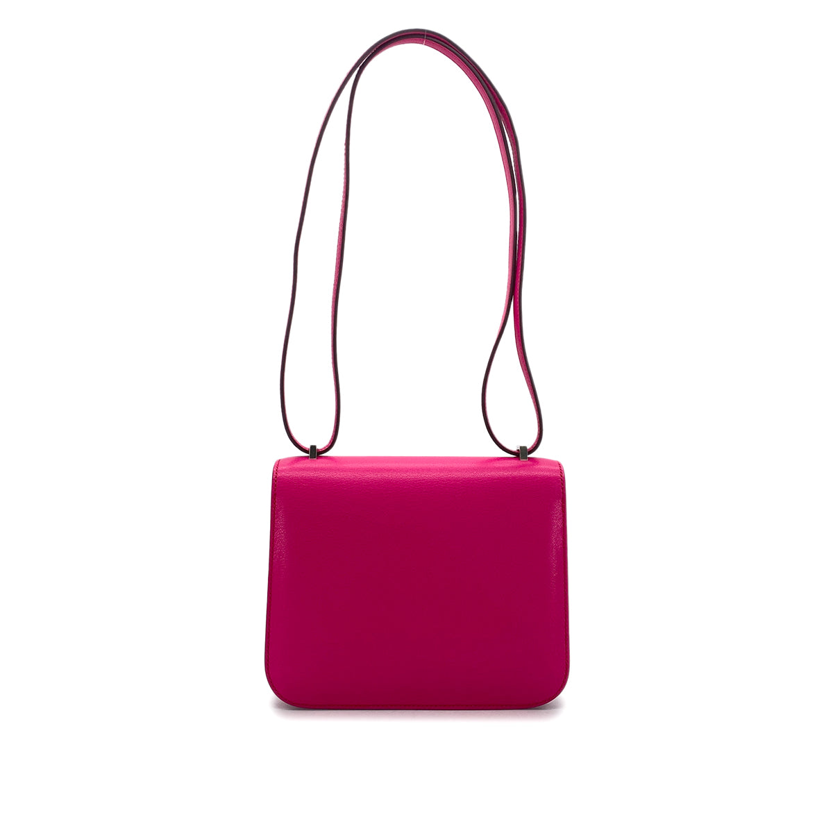 HERMES MINI CONSTANCE 3 MINI 18 ROSE POP CHEVRE SHOULDER BAG B SHW 90284399