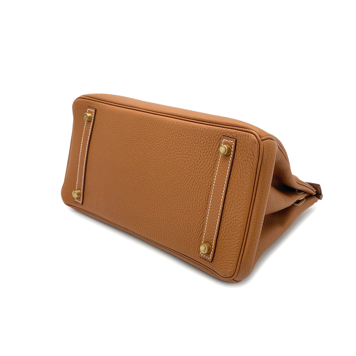 HERMES BIRKIN 30 GOLD TAURILLON CLEMENCE HAND BAG □G GHW 90284406