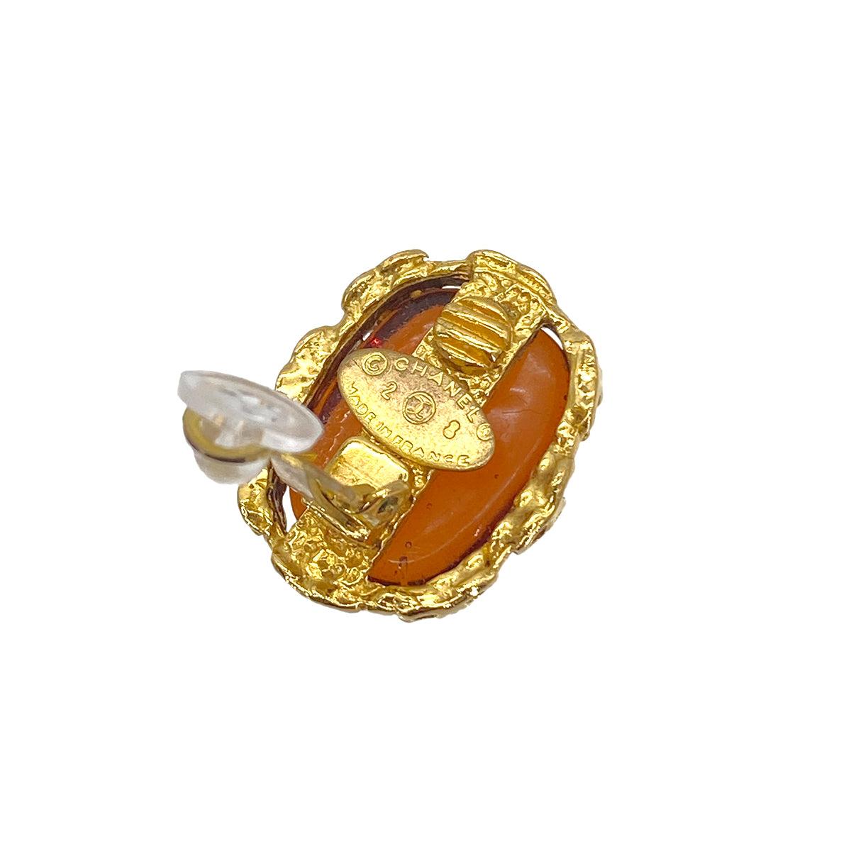 CHANEL VINTAGE EARRINGS COCOMARK COLOR STONE ACCESSORY 28 90284419