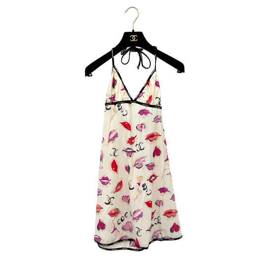 CHANEL VINTAGE COCOMARK DRESS MULTICOLOR 40 RTW 90284432