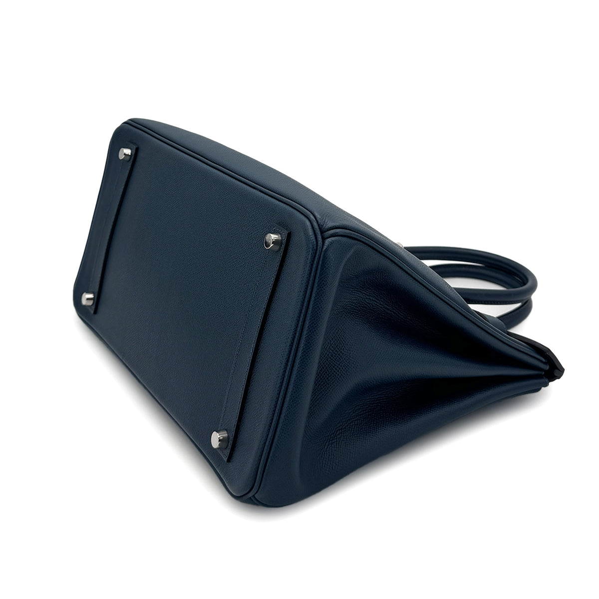 HERMES BIRKIN 35 BLUE DE PRESSE VEAU EPSOM HAND BAG □L SHW 90284566