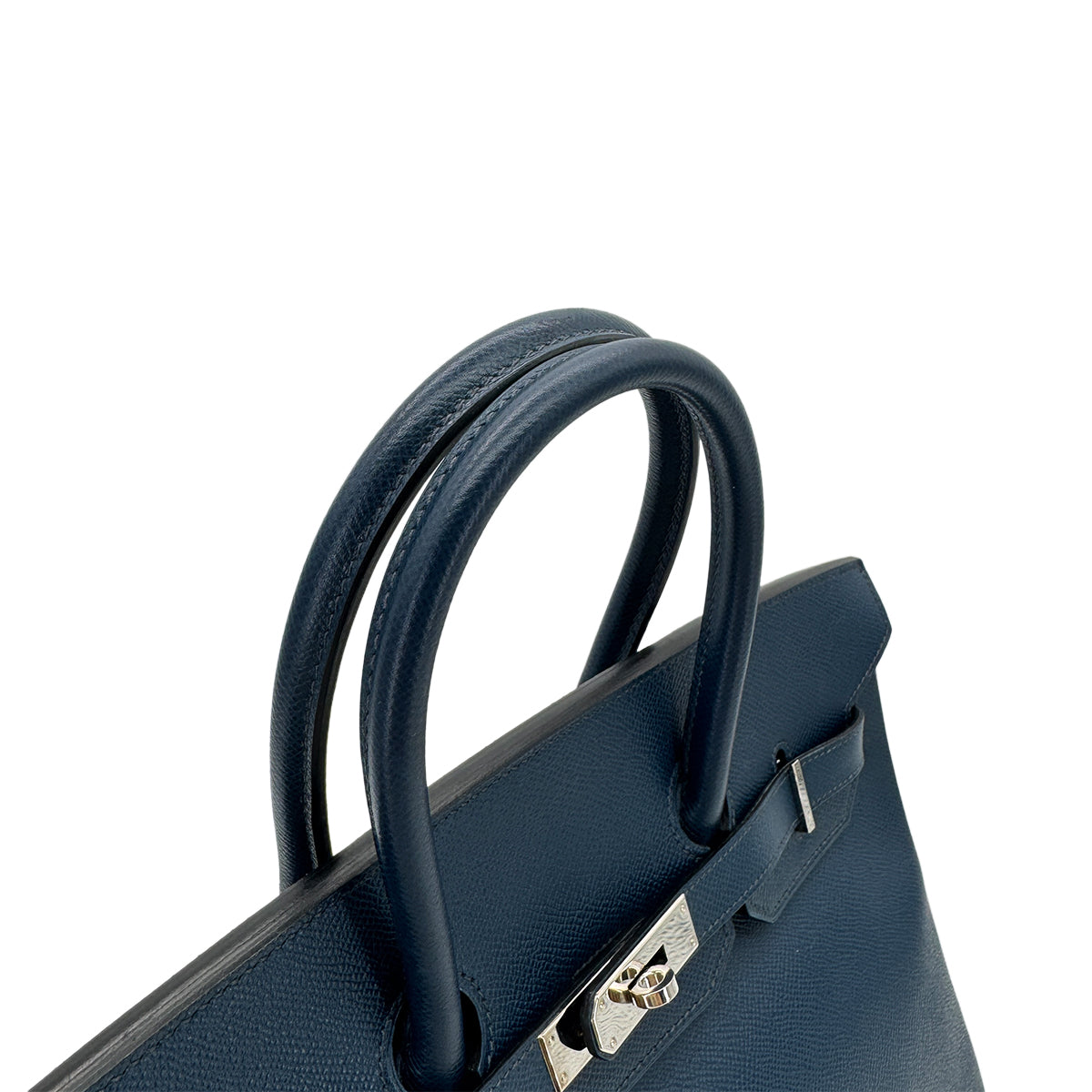 HERMES BIRKIN 35 BLUE DE PRESSE VEAU EPSOM HAND BAG □L SHW 90284566