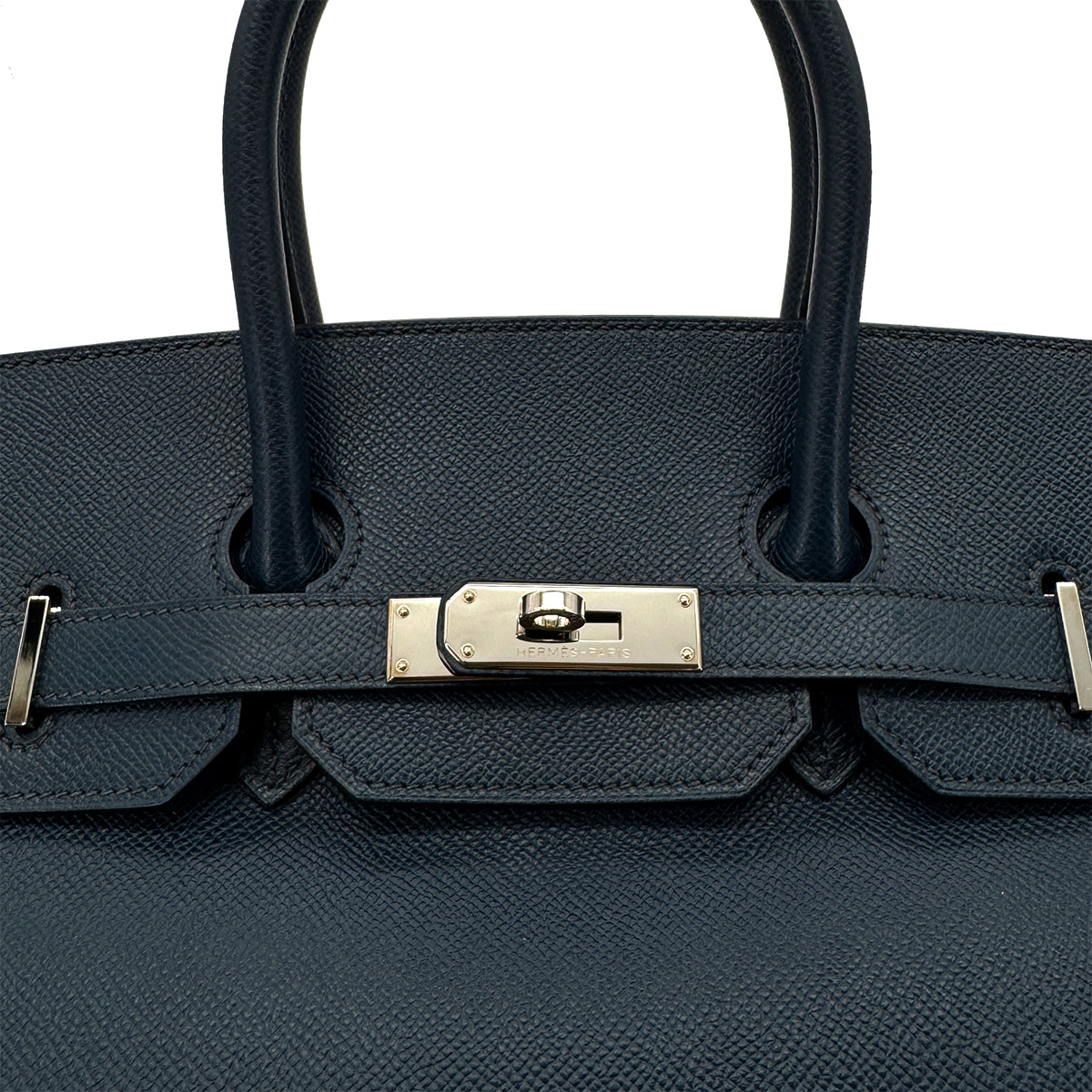 HERMES BIRKIN 35 BLUE DE PRESSE VEAU EPSOM HAND BAG □L SHW 90284566
