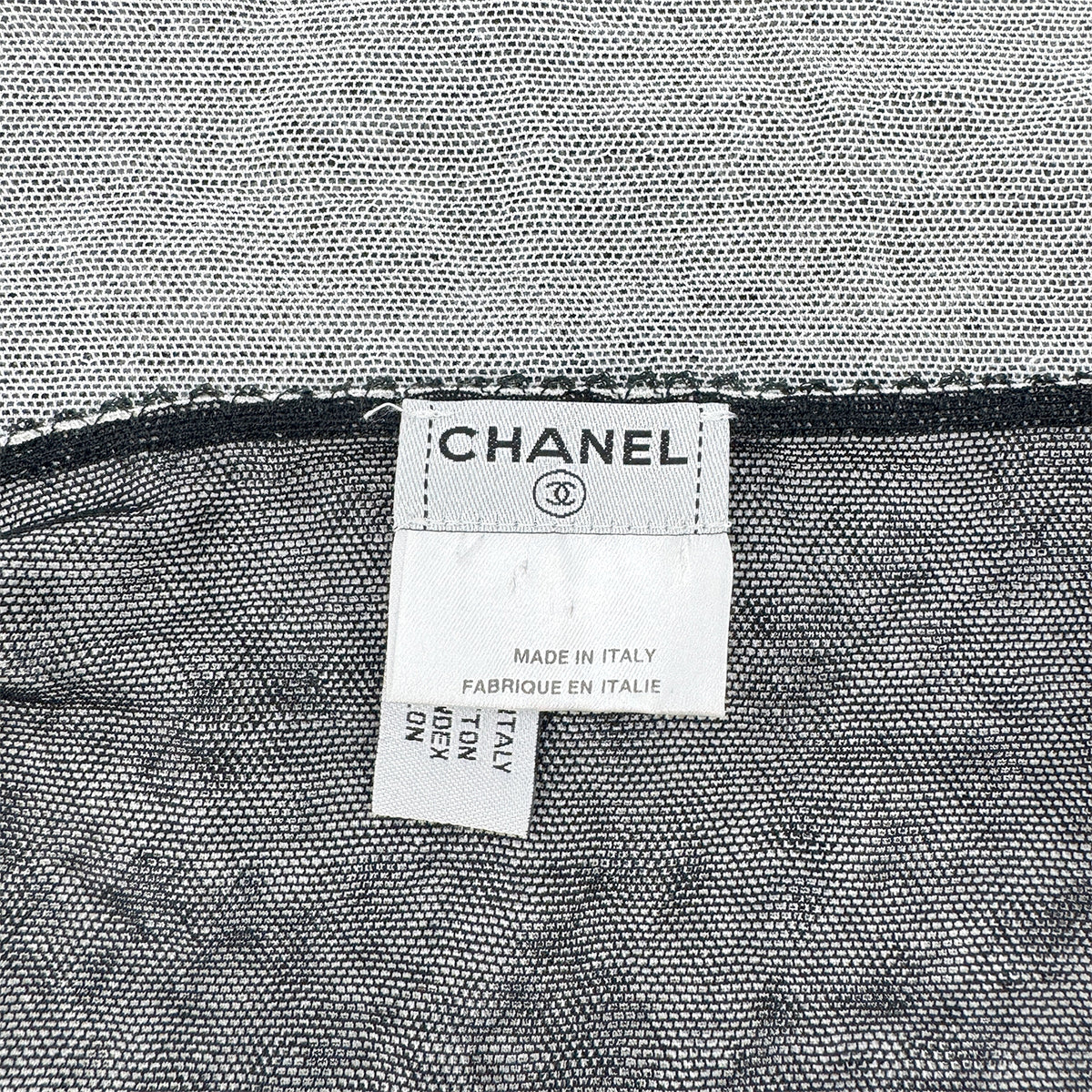 CHANEL VINTAGE COCOMARK RACE CAMISOLE TOP WHITE COTTON 40 P23 RTW 90284792