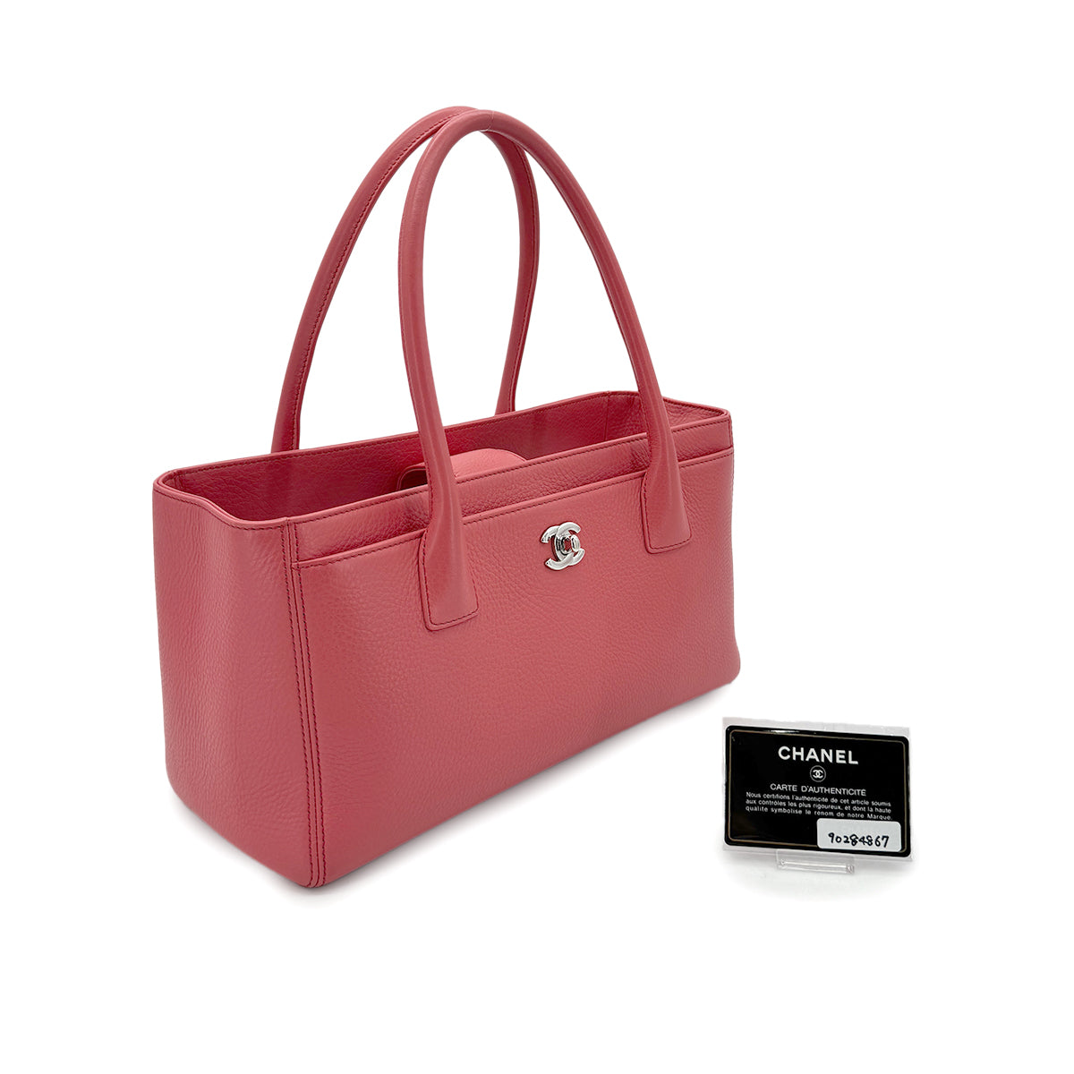 CHANEL EXECUTIVE TOTE BAG PINK LEATHER 90284867