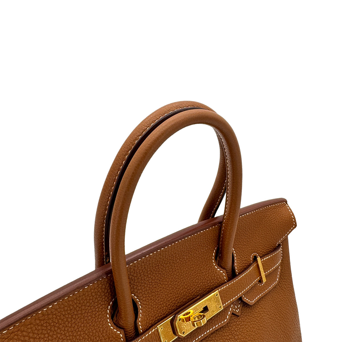 HERMES BIRKIN 30 GOLD TOGO HAND BAG □I GHW 90284873