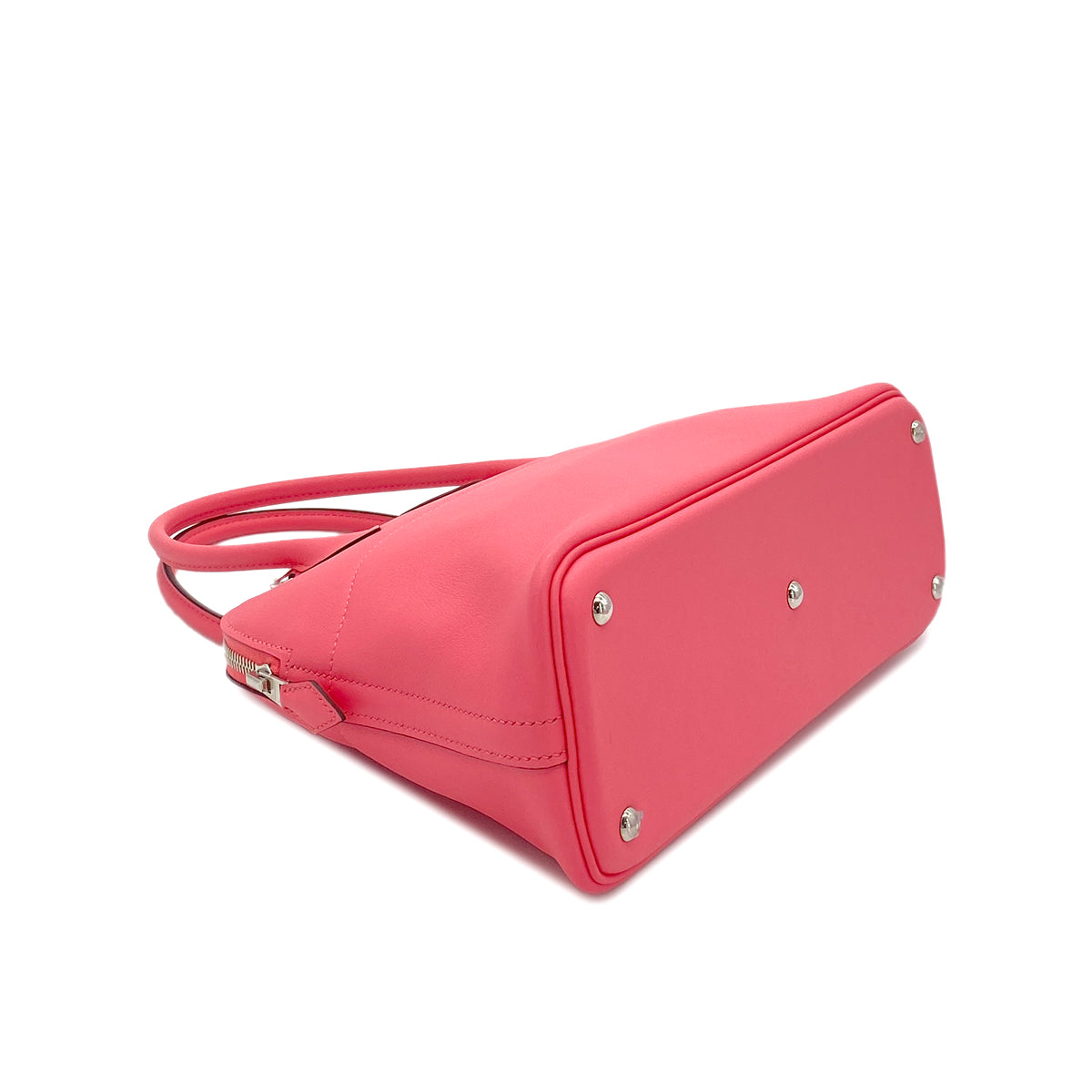 HERMES BOLIDE 27 ROSE AZALEE VEAU SWIFT HAND SHOULDER BAG A 90285098