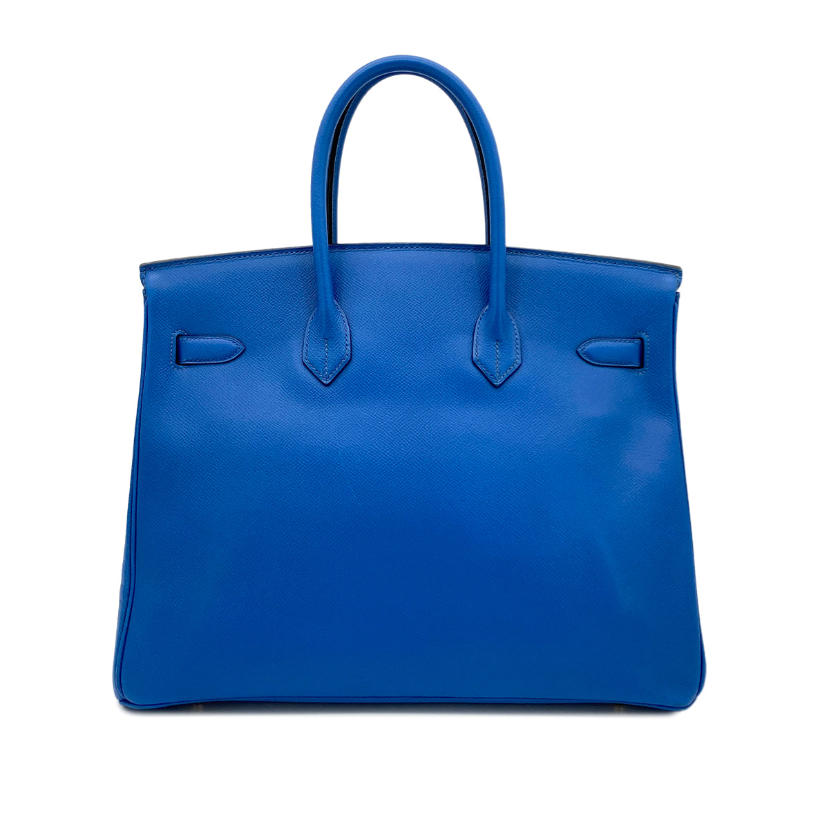 HERMES BIRKIN 35 BLEU FRANCE VEAU EPSOM HAND BAG □A GHW 90285104