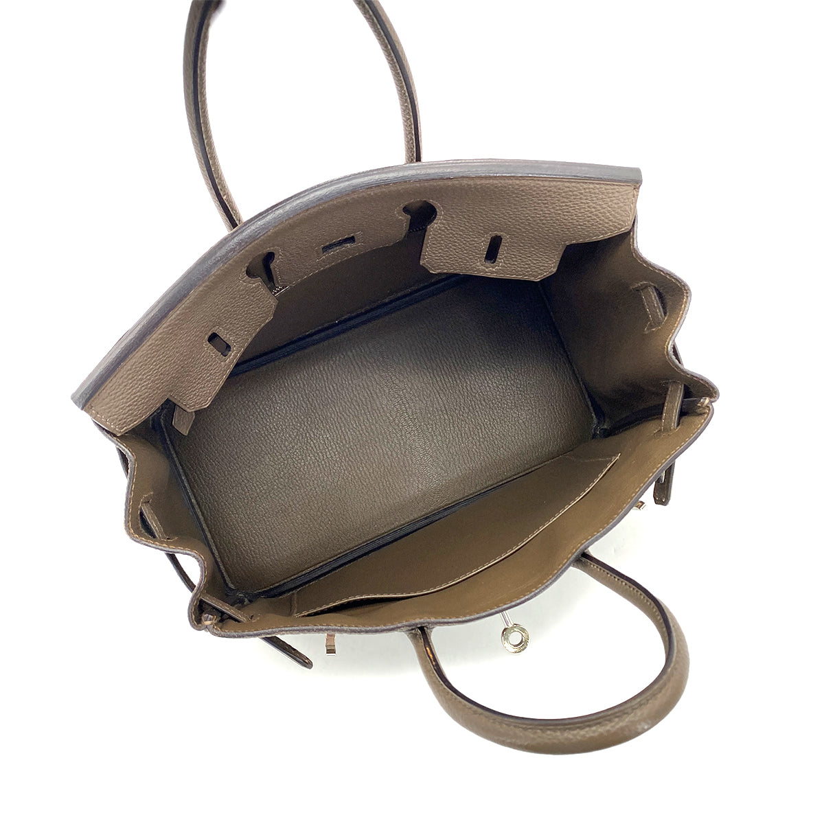 HERMES BIRKIN25 TOUPE TAURILLON CLEMENCE  HAND BAG □Q SHW 90285107