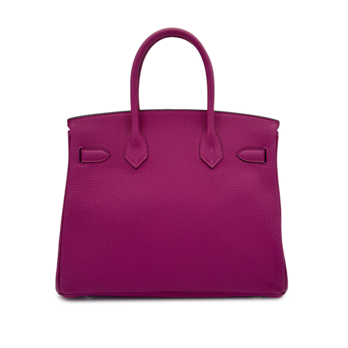HERMES BIRKIN 30 ROSE PURPLE TOGO HAND BAG C SHW 90285372