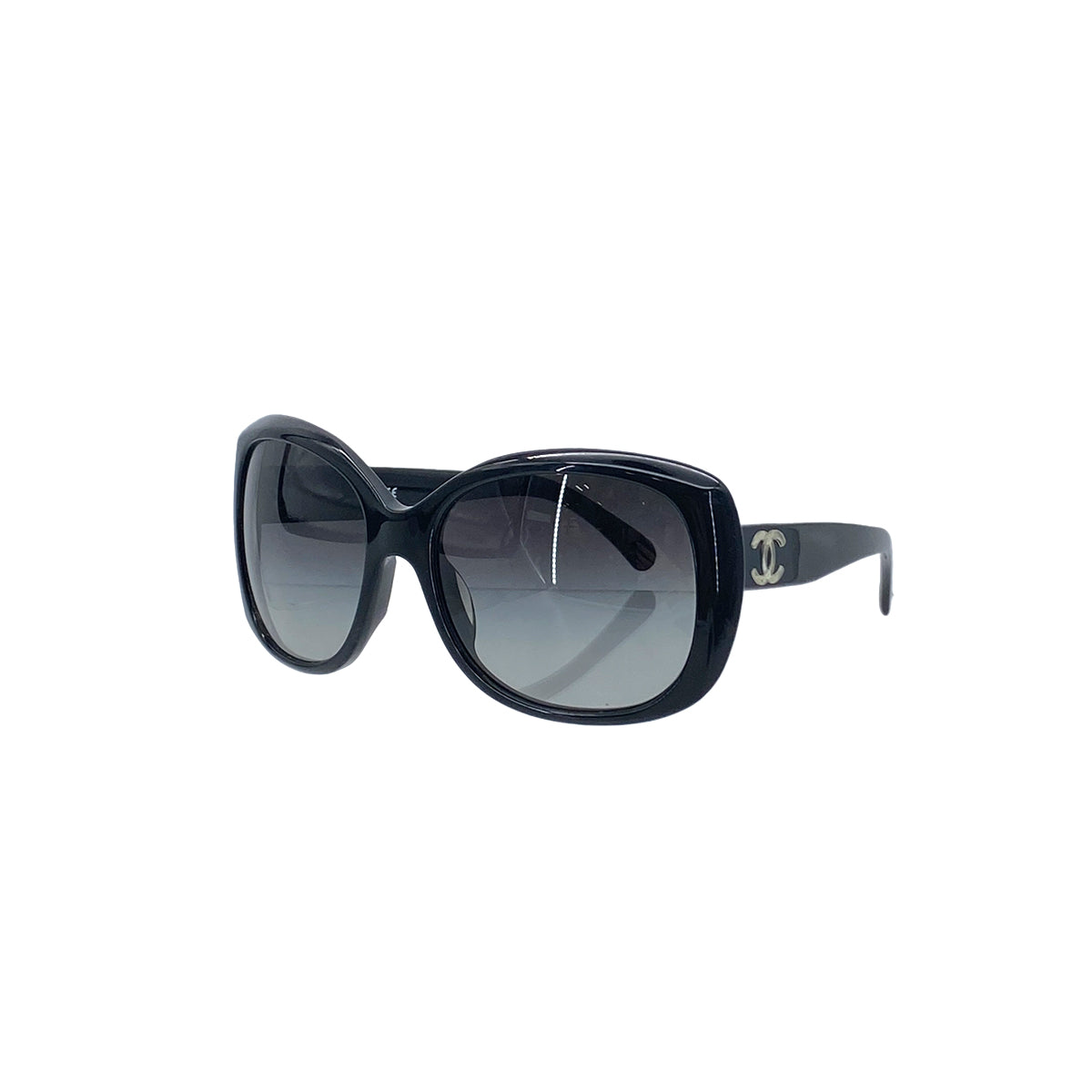 CHANEL VINTAGE SUNGLASSES COCOMARK BLACK EYEWEAR 90285380
