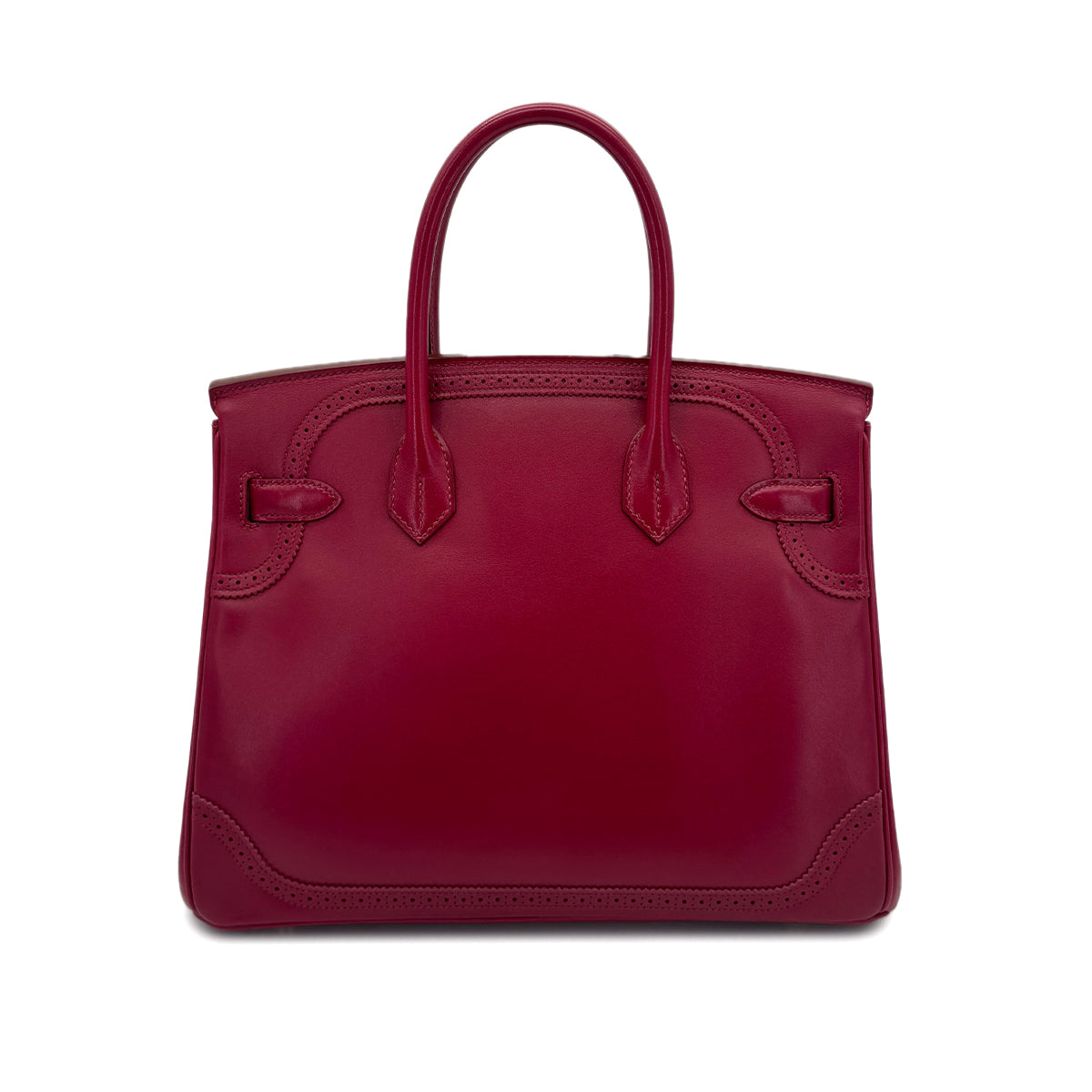 HERMES BIRKIN 30 GHILLIES RUBIS TADELAKT HAND BAG □P GHW 90285745
