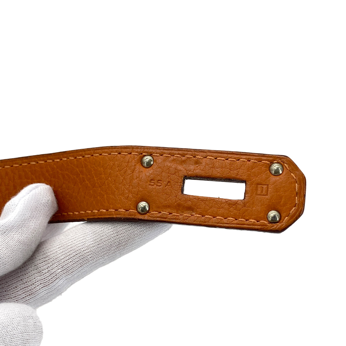 HERMES SHOULDER BIRKIN 42 POTIRON ORANGE TAURILLON CLEMENCE HAND BAG □I SHW 90285747