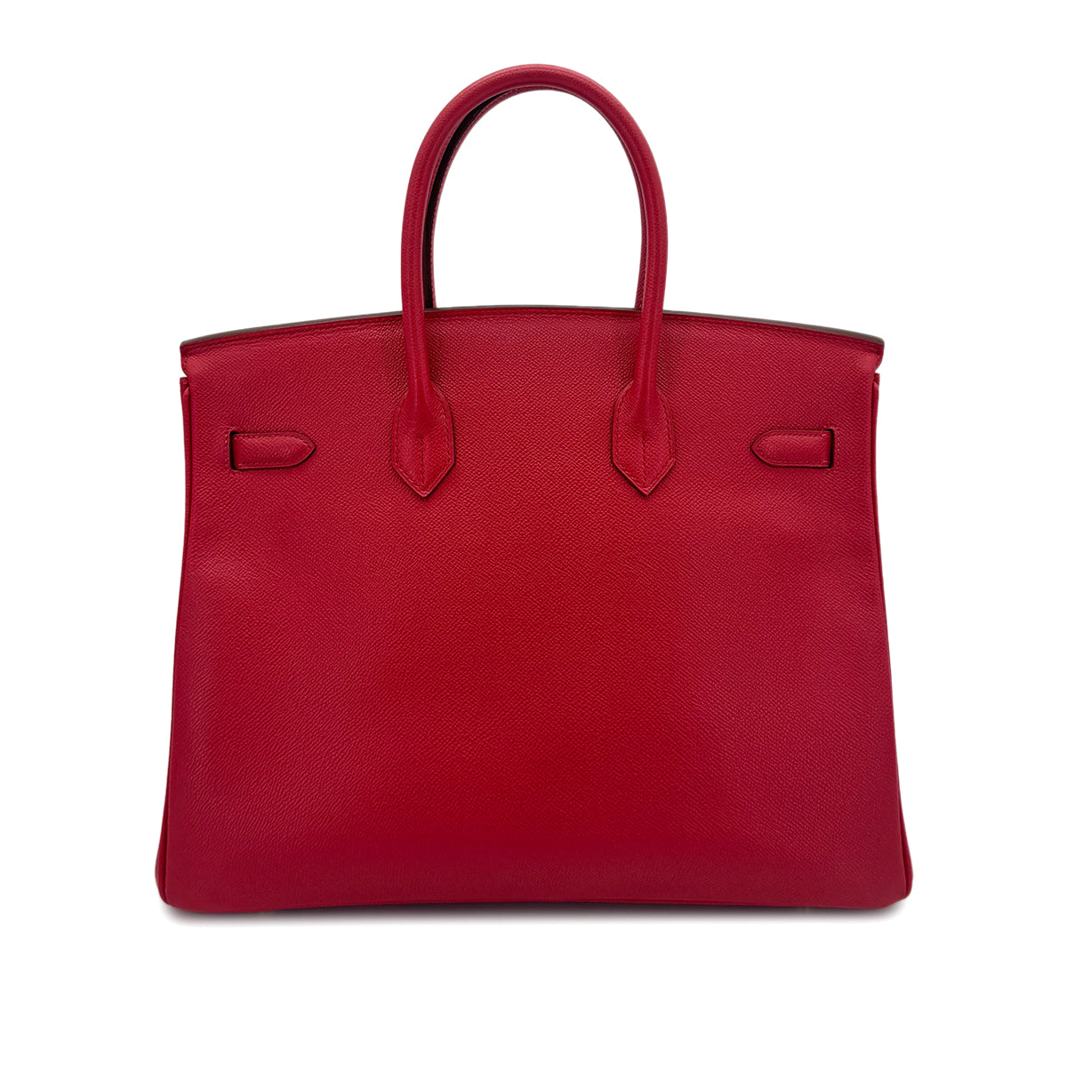 HERMES BIRKIN 35 ROUGE VIF VEAU EPSOM HAND BAG □G GHW 90285753