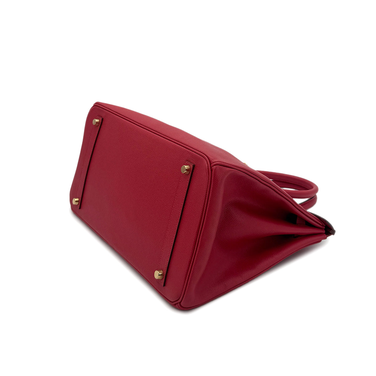 HERMES BIRKIN 35 ROUGE VIF VEAU EPSOM HAND BAG □G GHW 90285753