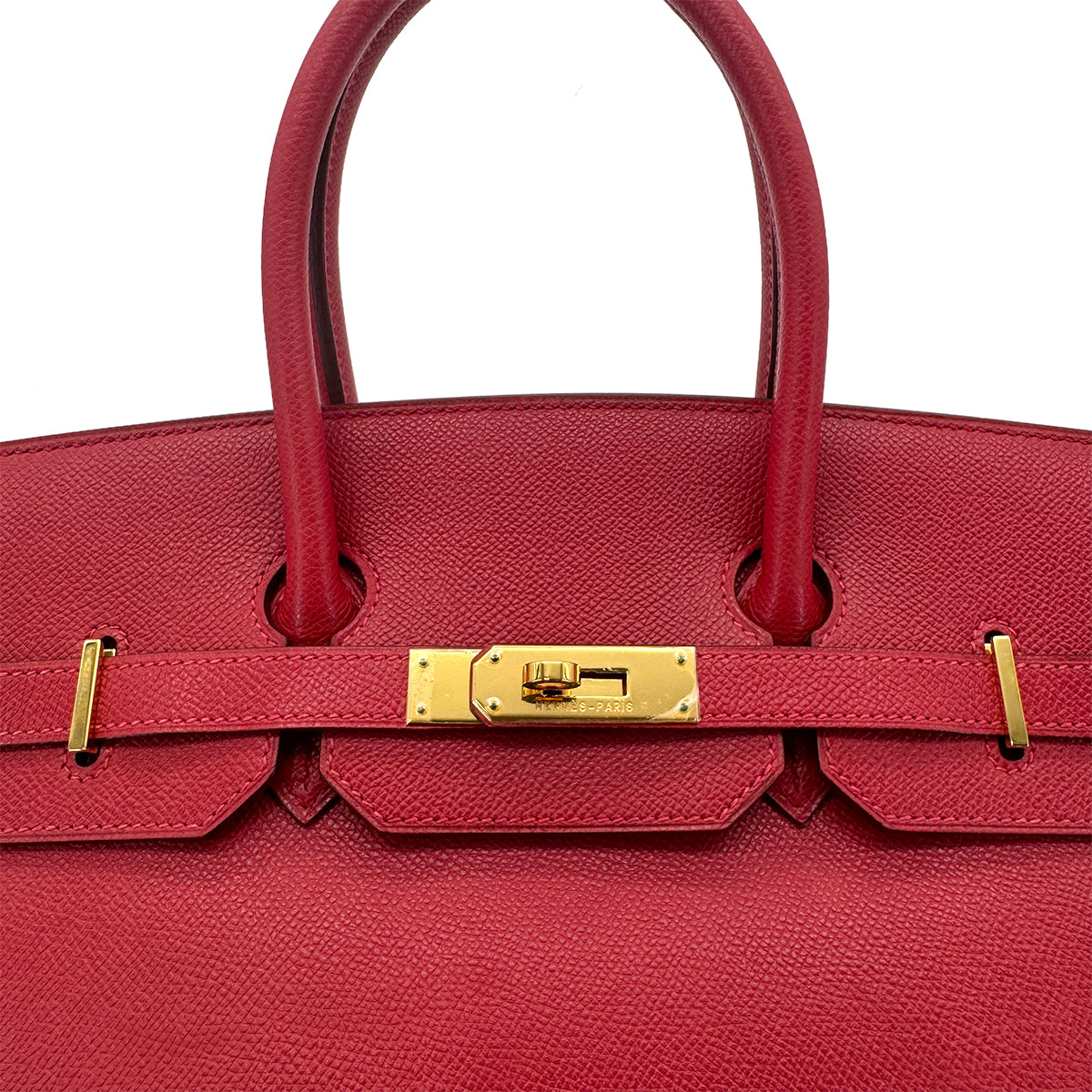 HERMES BIRKIN 35 ROUGE VIF VEAU EPSOM HAND BAG □G GHW 90285753