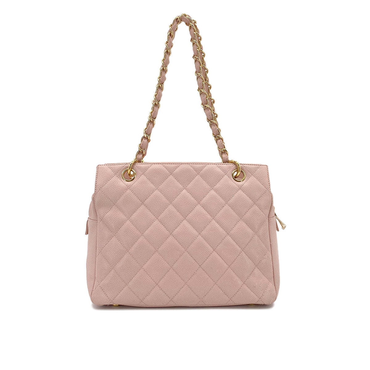 CHANEL COCOMARK MATELASSE CHAIN SHOULDER BAG PINK CAVIAR SKIN 90285927