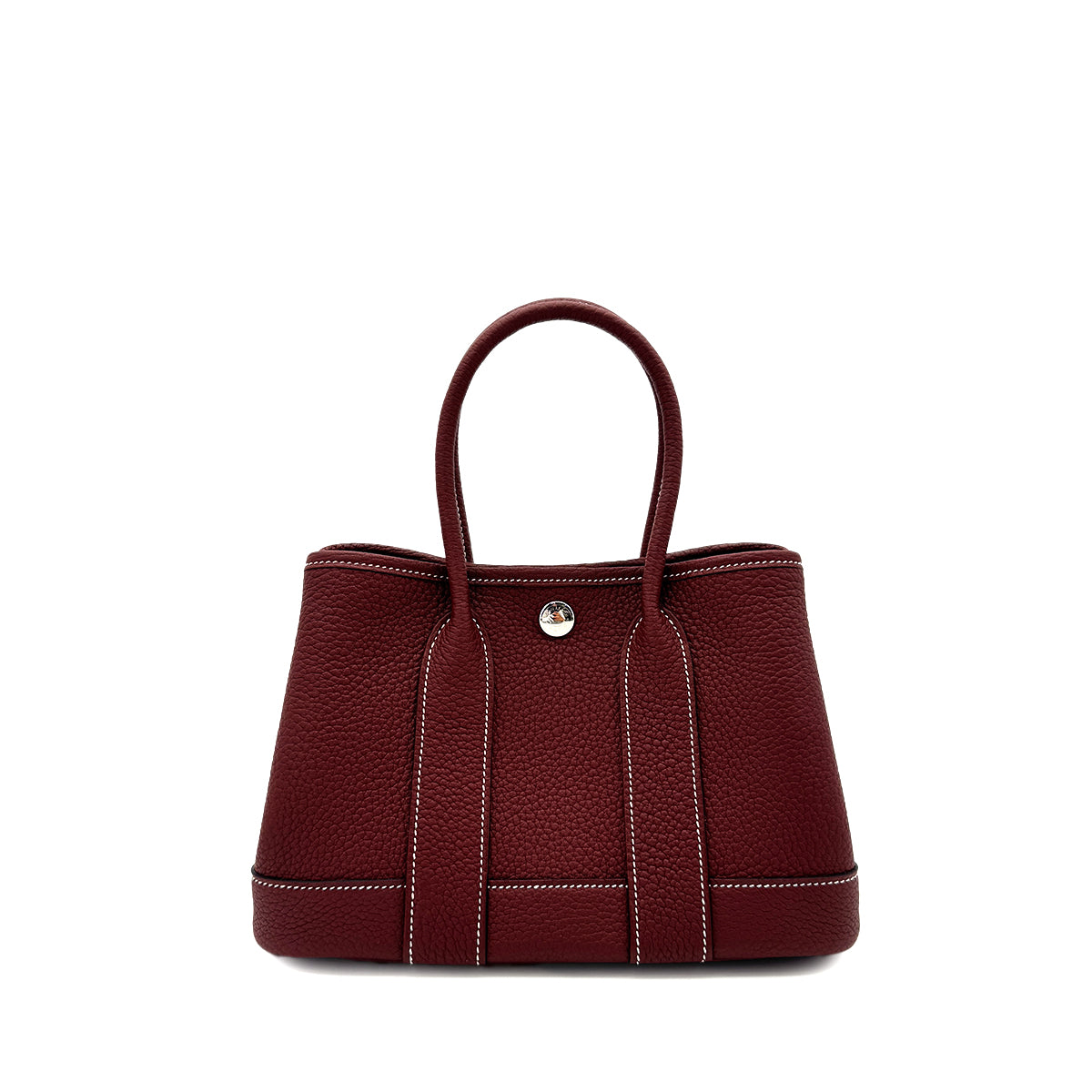 HERMES NEO GARDEN PARTY ROUGE H NEGONDA HAND BAG K 90285928