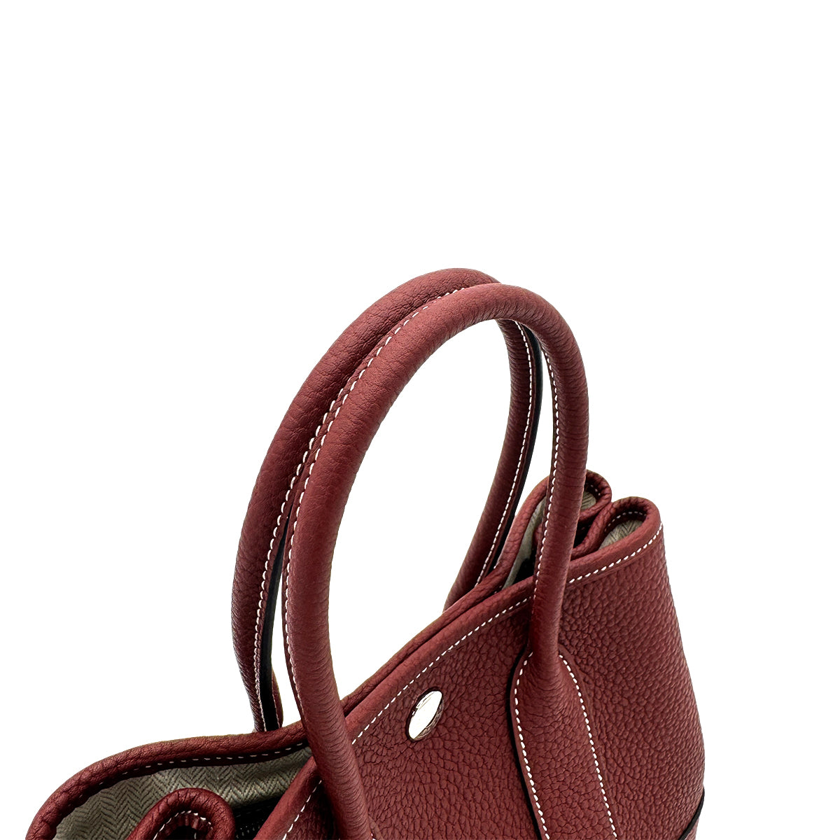 HERMES NEO GARDEN PARTY ROUGE H NEGONDA HAND BAG K 90285928