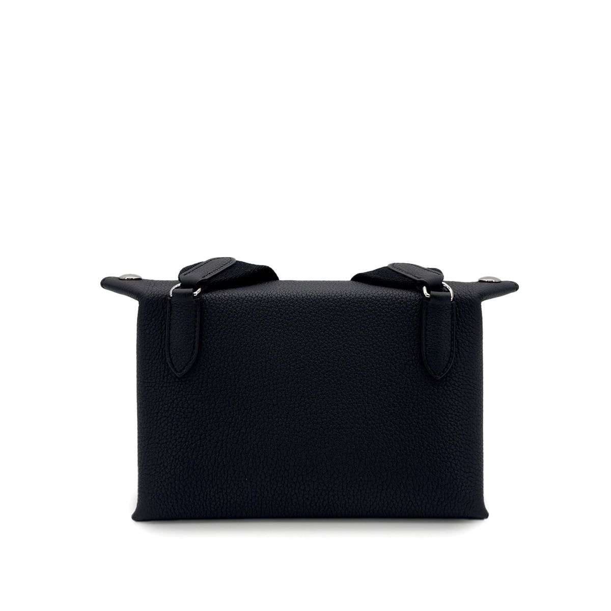 HERMES VIDEPOCHES EVELYN PUNCHING CROSS BODY SHOULDER BAG BLACK TOGO W 90285929