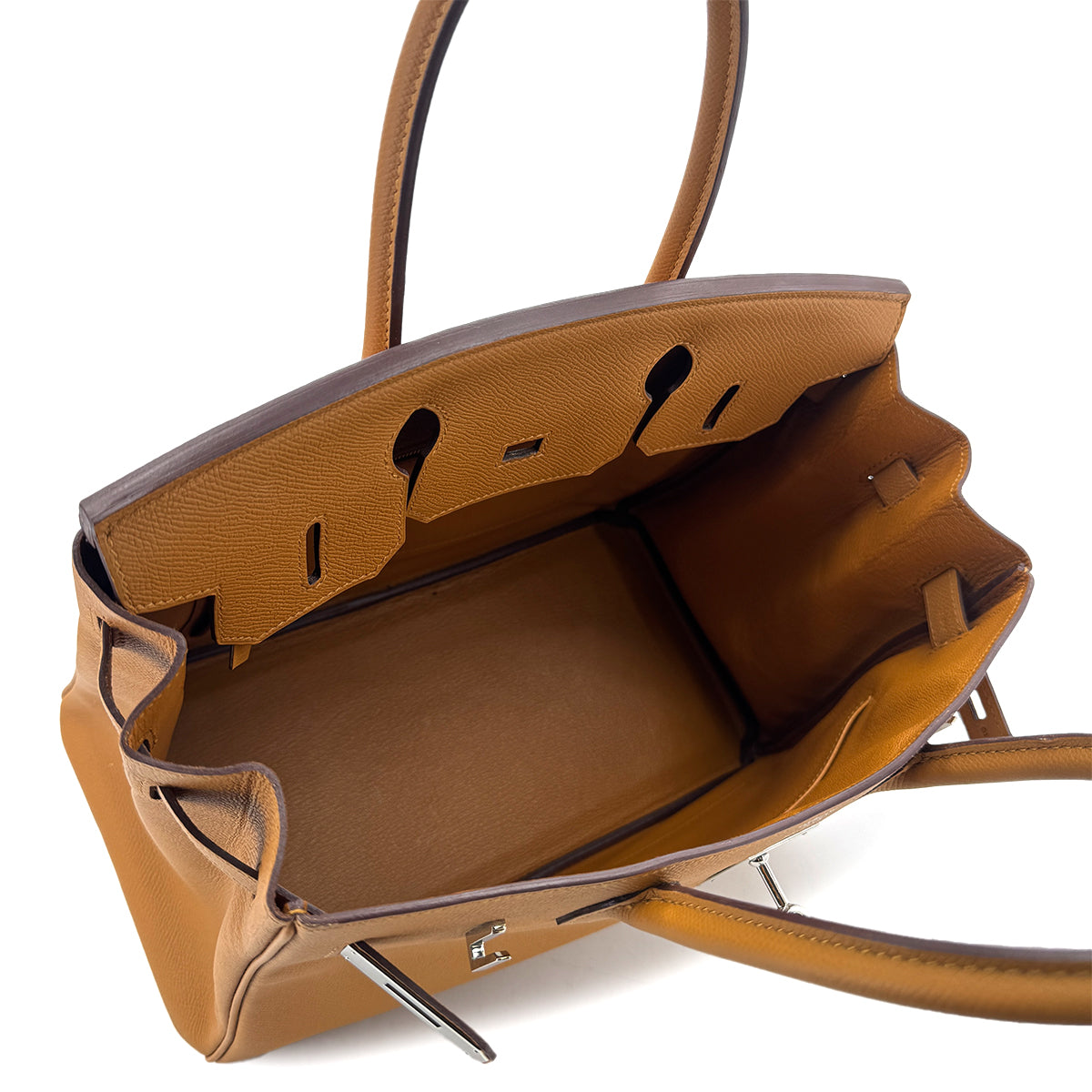 HERMES BIRKIN 30 CARAMEL VEAU EPSOM HAND BAG T SHW 90285939