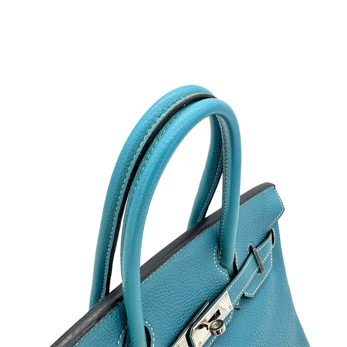 HERMES BIRKIN 30 BLUE JEAN TOGO HAND BAG □K SHW 90285940