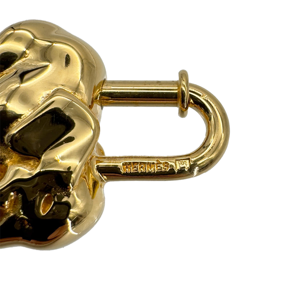 HERMES CADENA CHARM EXOTISME ELEPHANT 1988 GOLD ACCESSORY 90285949