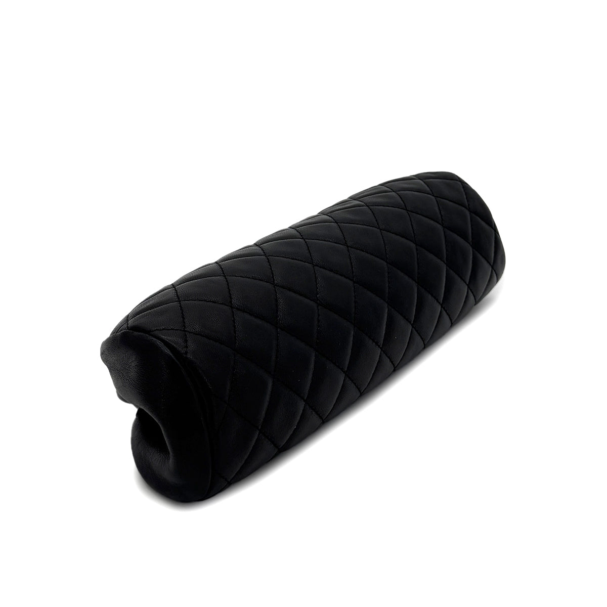 CHANEL VINTAGE MATELASSE CLUTCH BAG BLACK LAMB SKIN 90286011