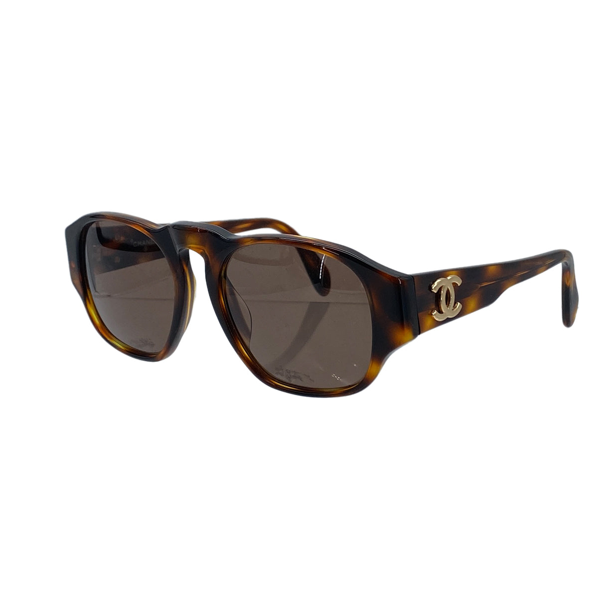 CHANEL VINTAGE SUNGLASSES COCOMARK BROWN EYEWEAR 90286161
