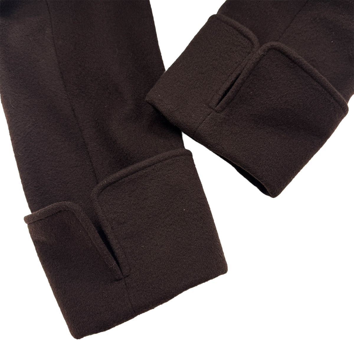 CHANEL VINTAGE COCO BUTTON JACKET BROWN CASHMERE 44 98A RTW 90286194