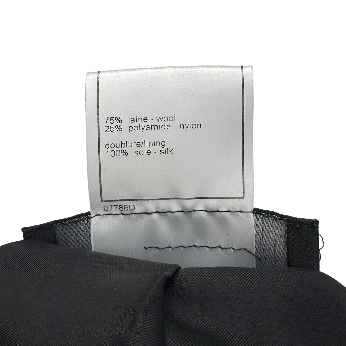 CHANEL VINTAGE COCO BUTTON JACKET BLACK WOOL 44 98A RTW 90286195