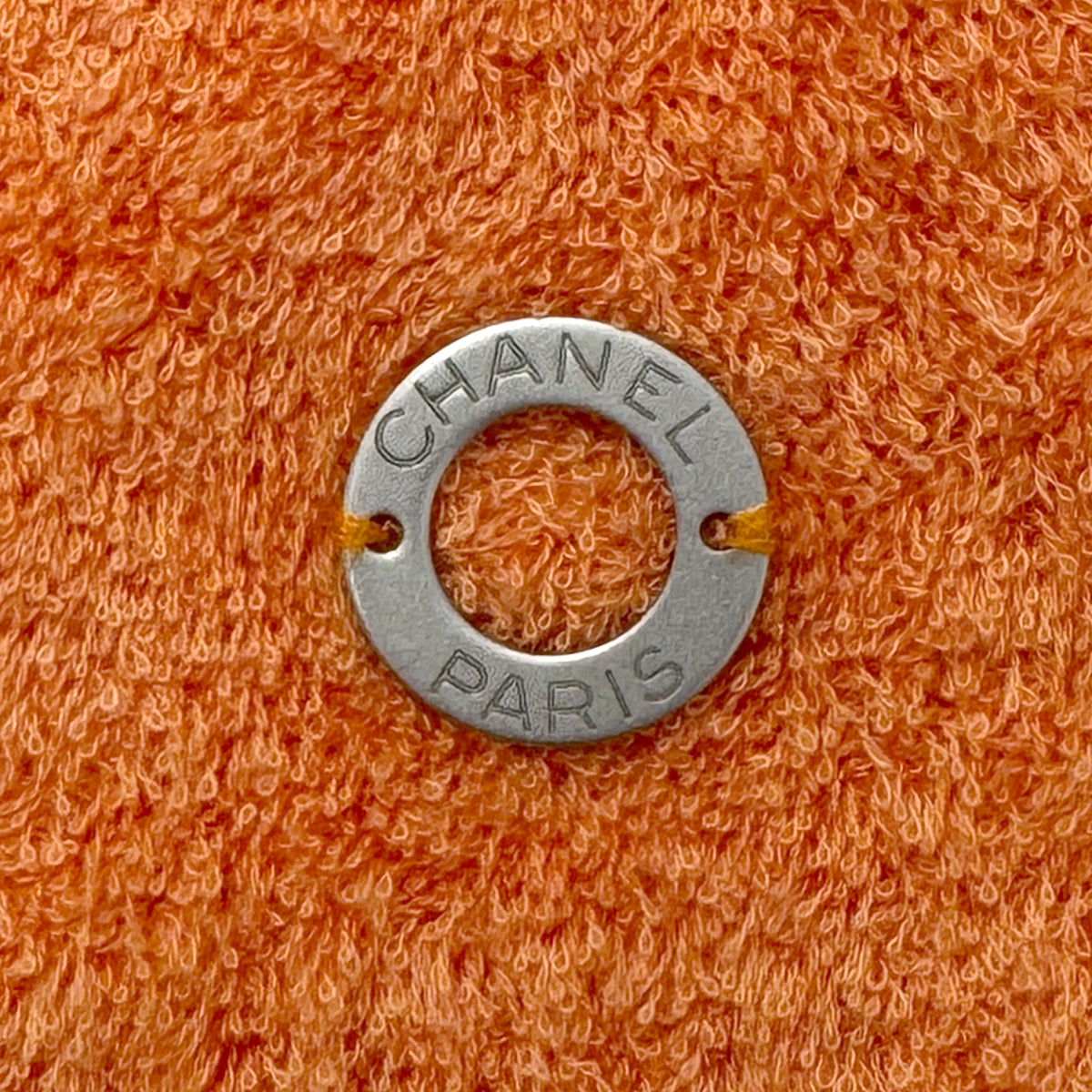 CHANEL VINTAGE CARDIGAN ORANGE COTTON 42 00T RTW 90286197