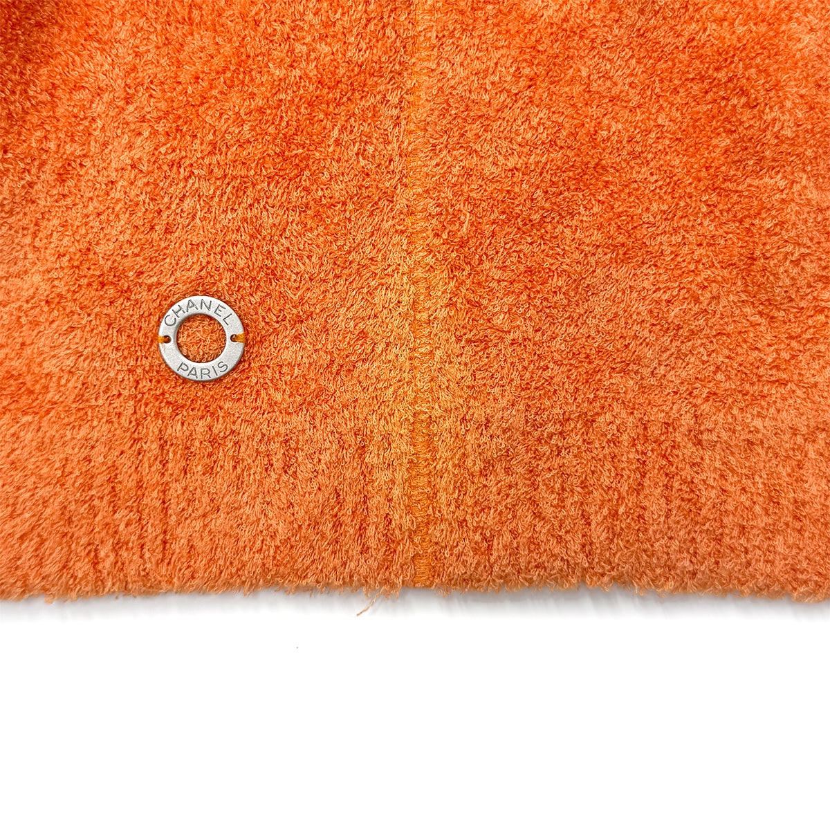 CHANEL VINTAGE CARDIGAN ORANGE COTTON 42 00T RTW 90286197