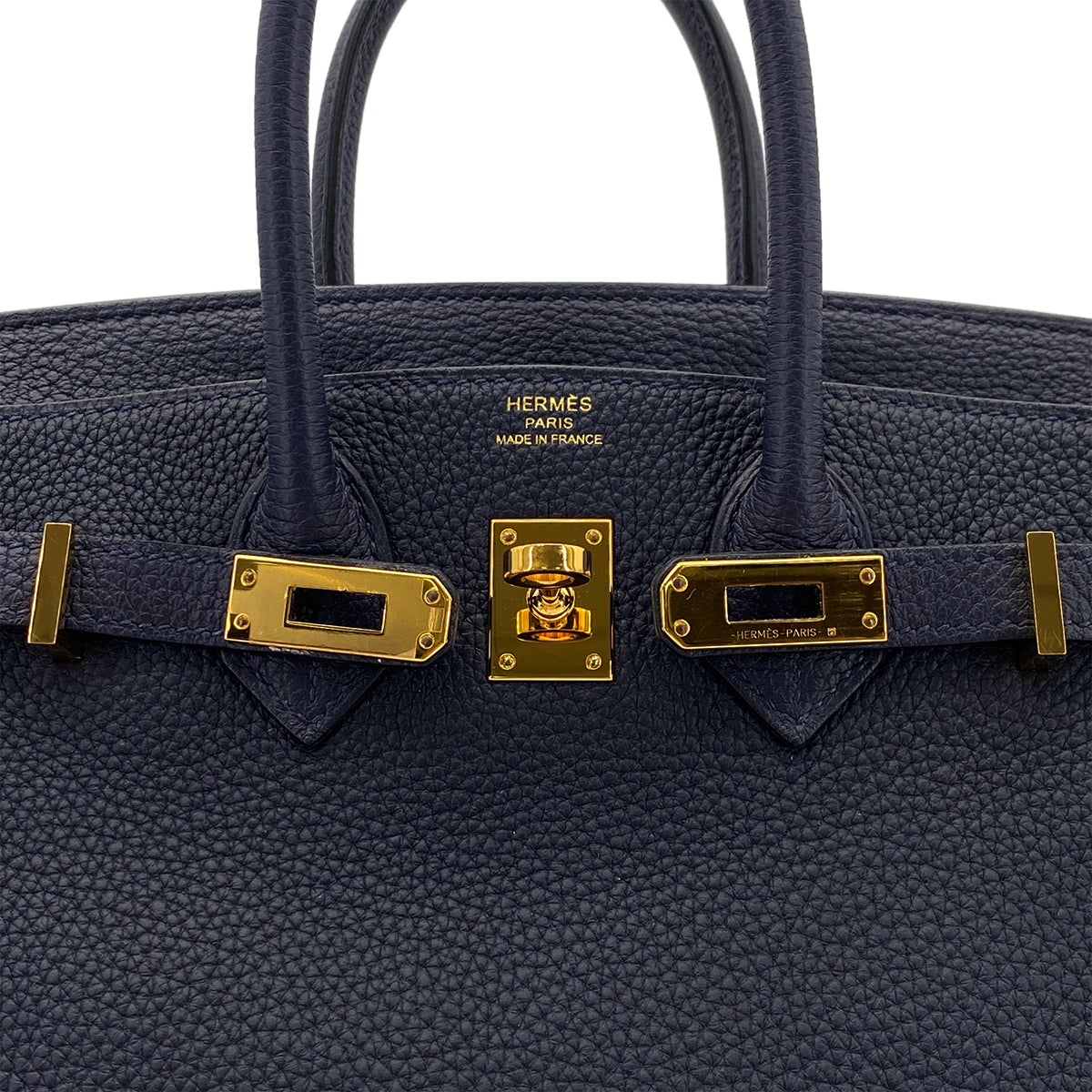 HERMES BIRKIN 25 BLEU NUIT TOGO HAND BAG Y GHW 90286570