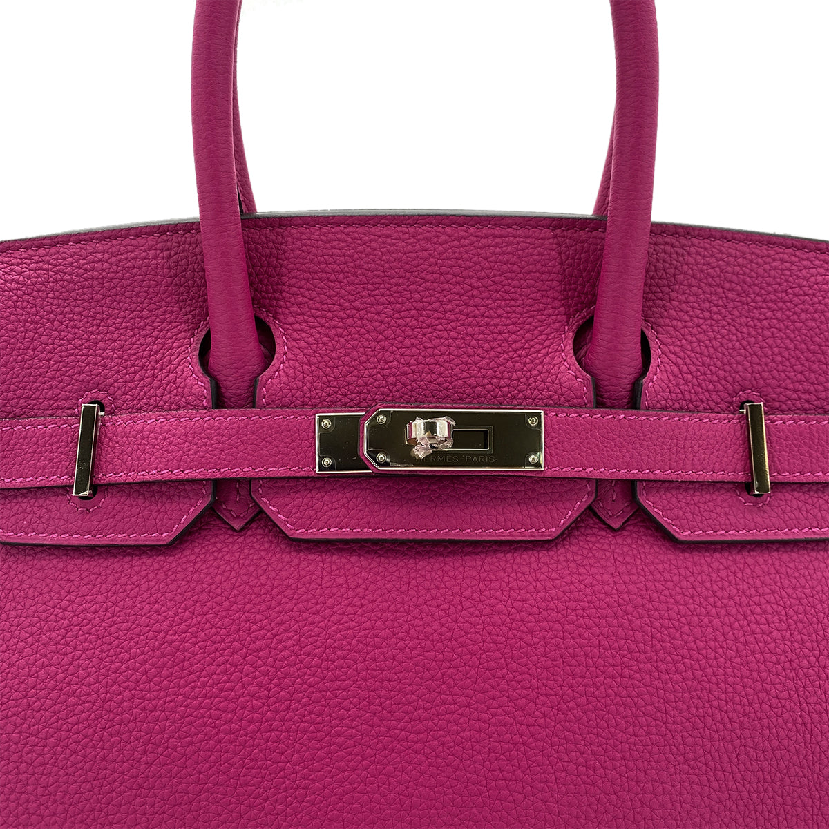 HERMES BIRKIN 30 ROSE PURPLE TOGO HAND BAG C SHW 90286579