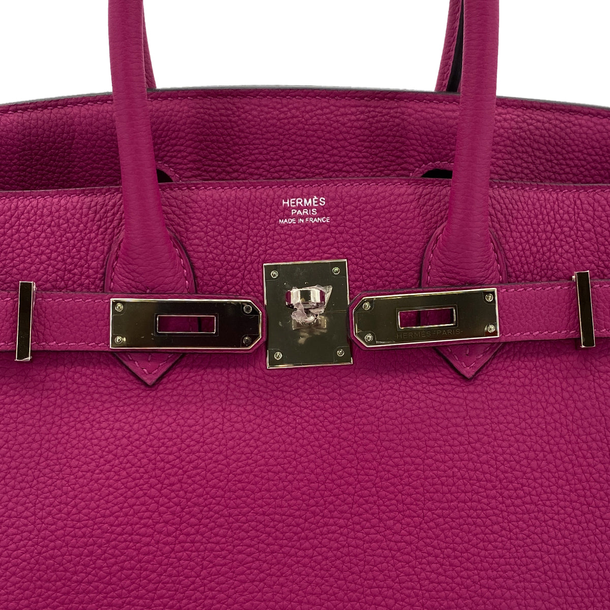 HERMES BIRKIN 30 ROSE PURPLE TOGO HAND BAG C SHW 90286579